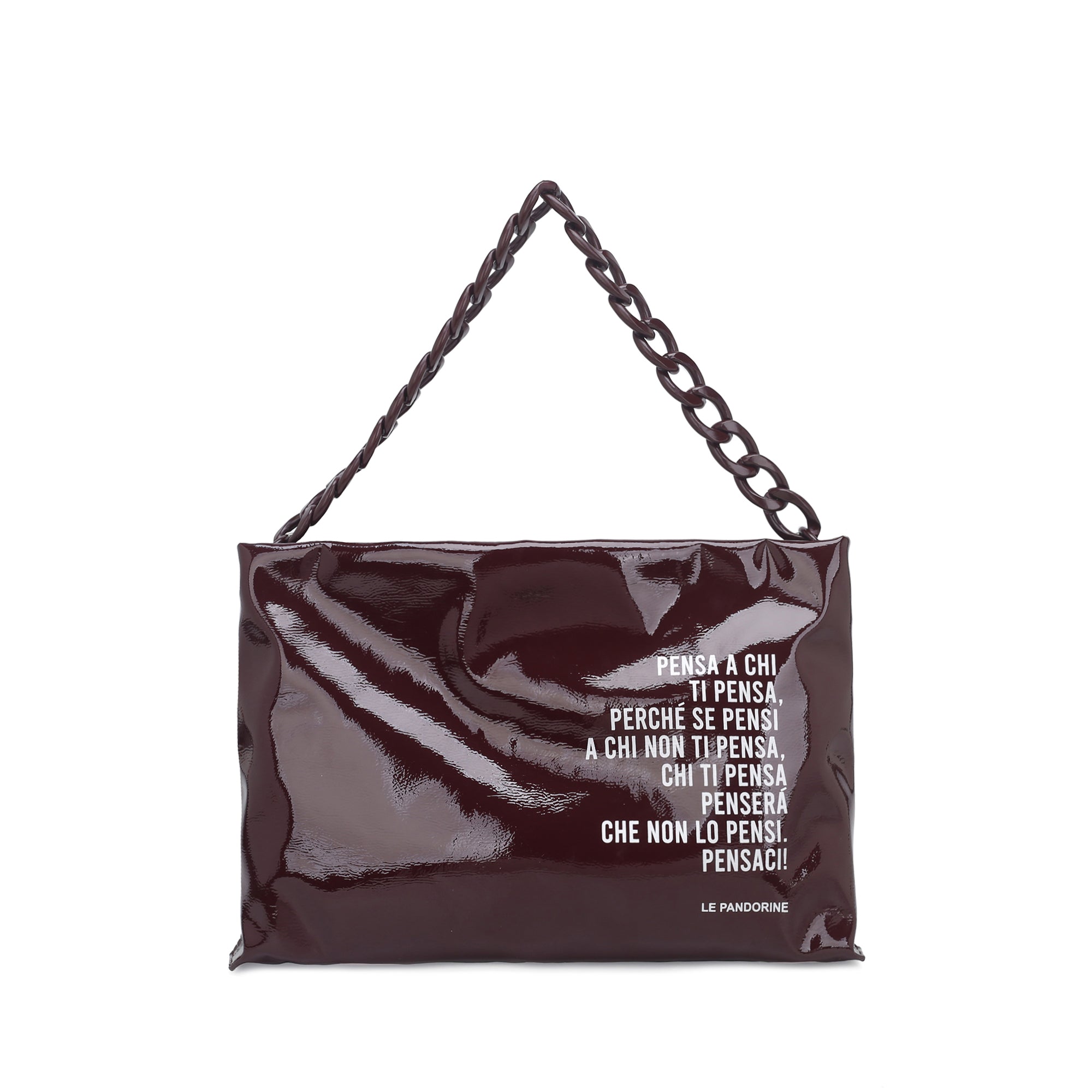 PF2516B23.C23 - Bordeaux malika medium clutch - RED | Le Pandorine