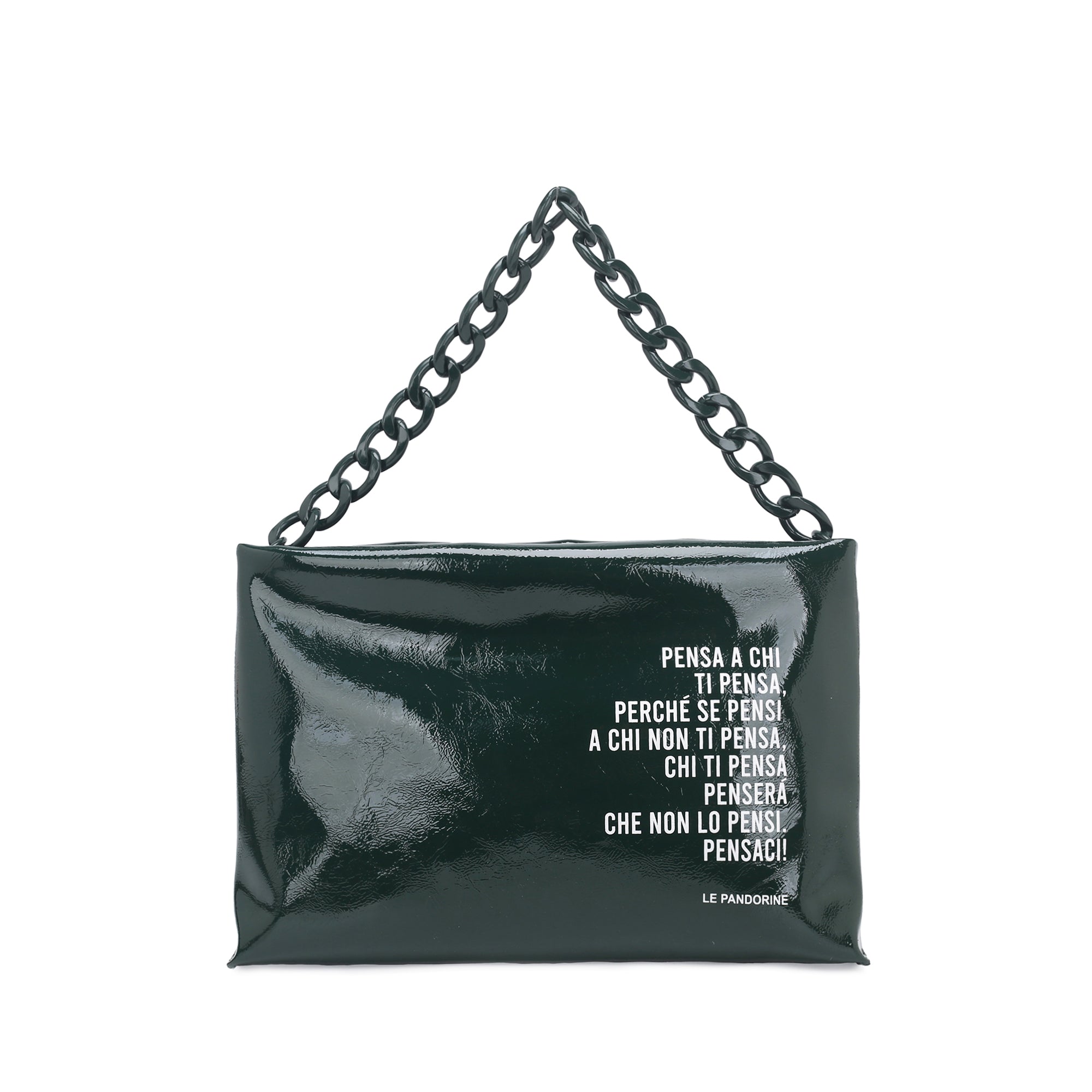 PF2516B23.C40 - Green malika medium clutch - GREEN | Le Pandorine