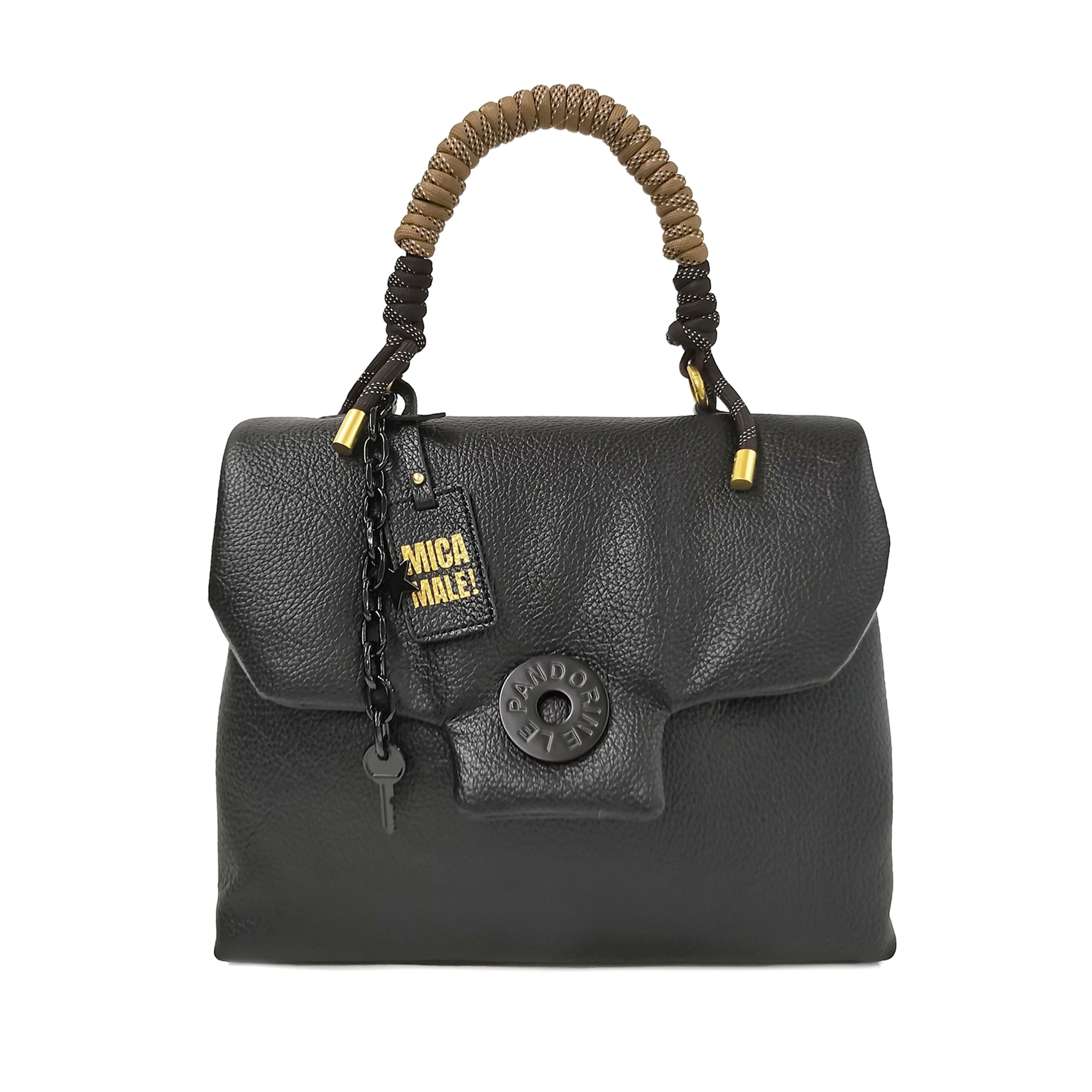 Borsa a spalla media Alex Bag colore nero - Borse a Spalla Donna | Le Pandorine