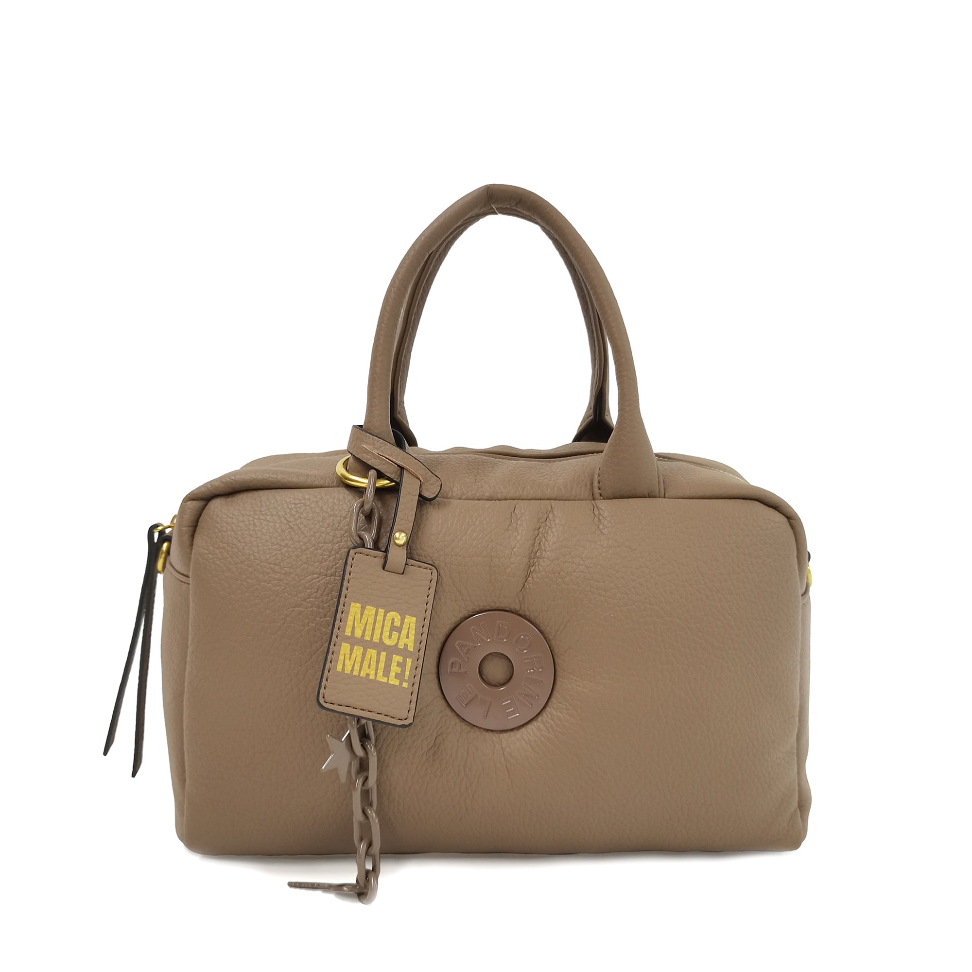 Dove-grey alex handbag - Women's Handbags | Le Pandorine