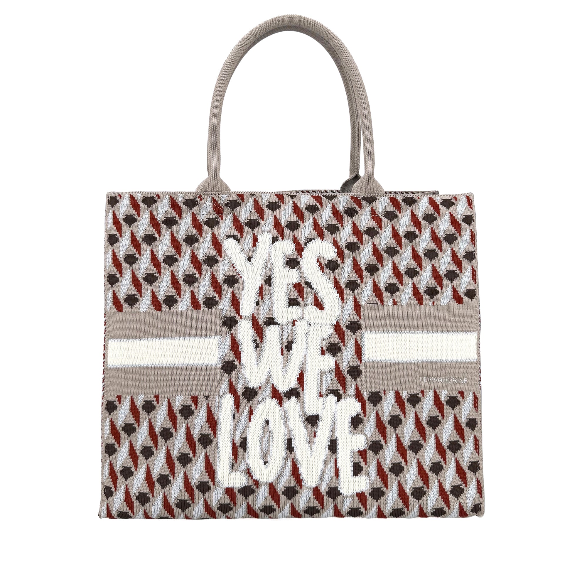 Shopping Grande Bella colore beige - Borse Shopper | Le Pandorine