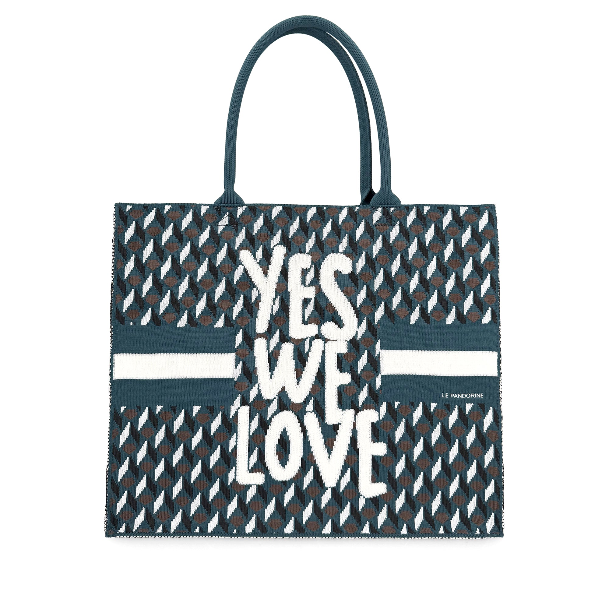 Shopping Grande Bella colore verde militare - Borse Shopper | Le Pandorine