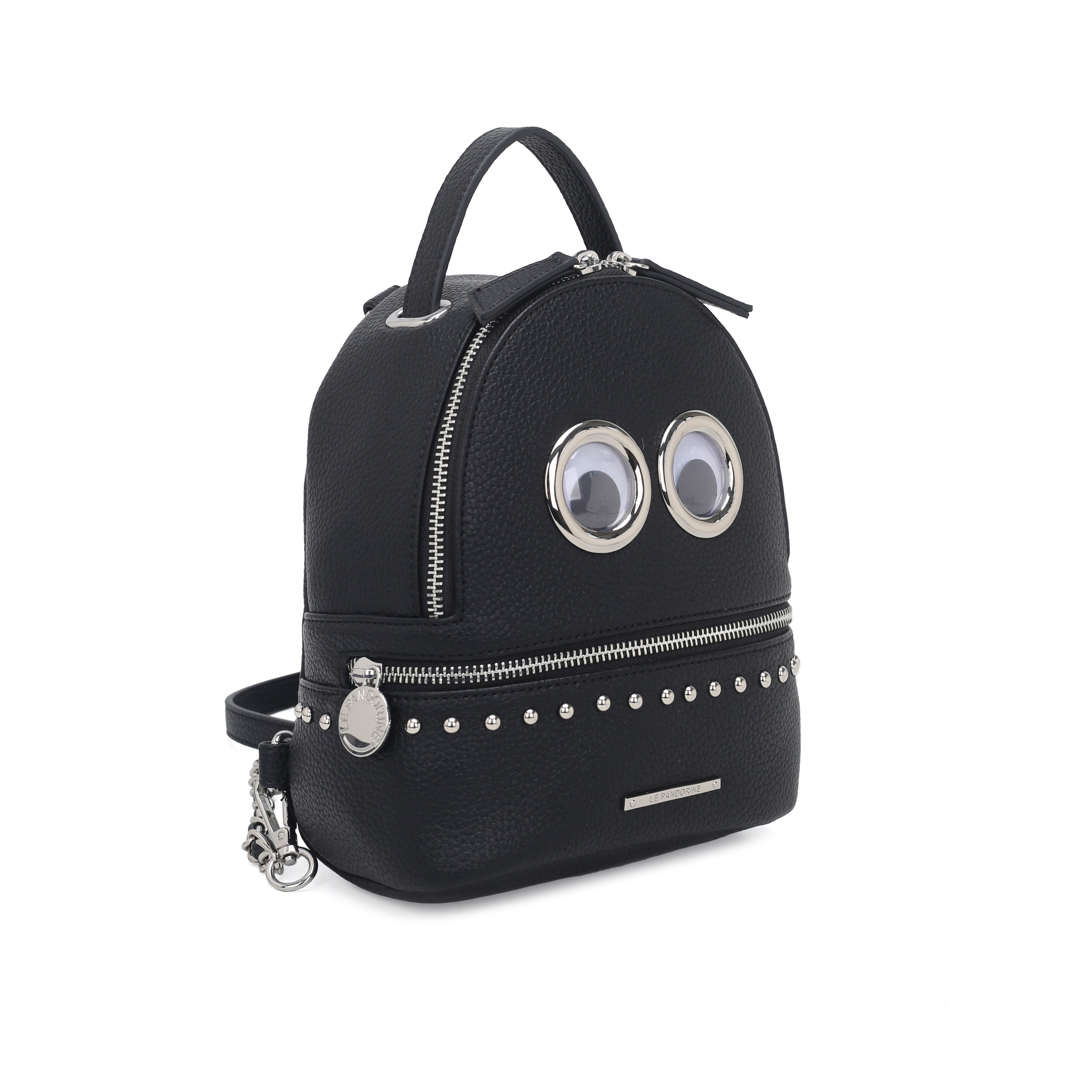 Zaino piccolo Eyes colore nero - Zaini e Zainetti Donna | Le Pandorine