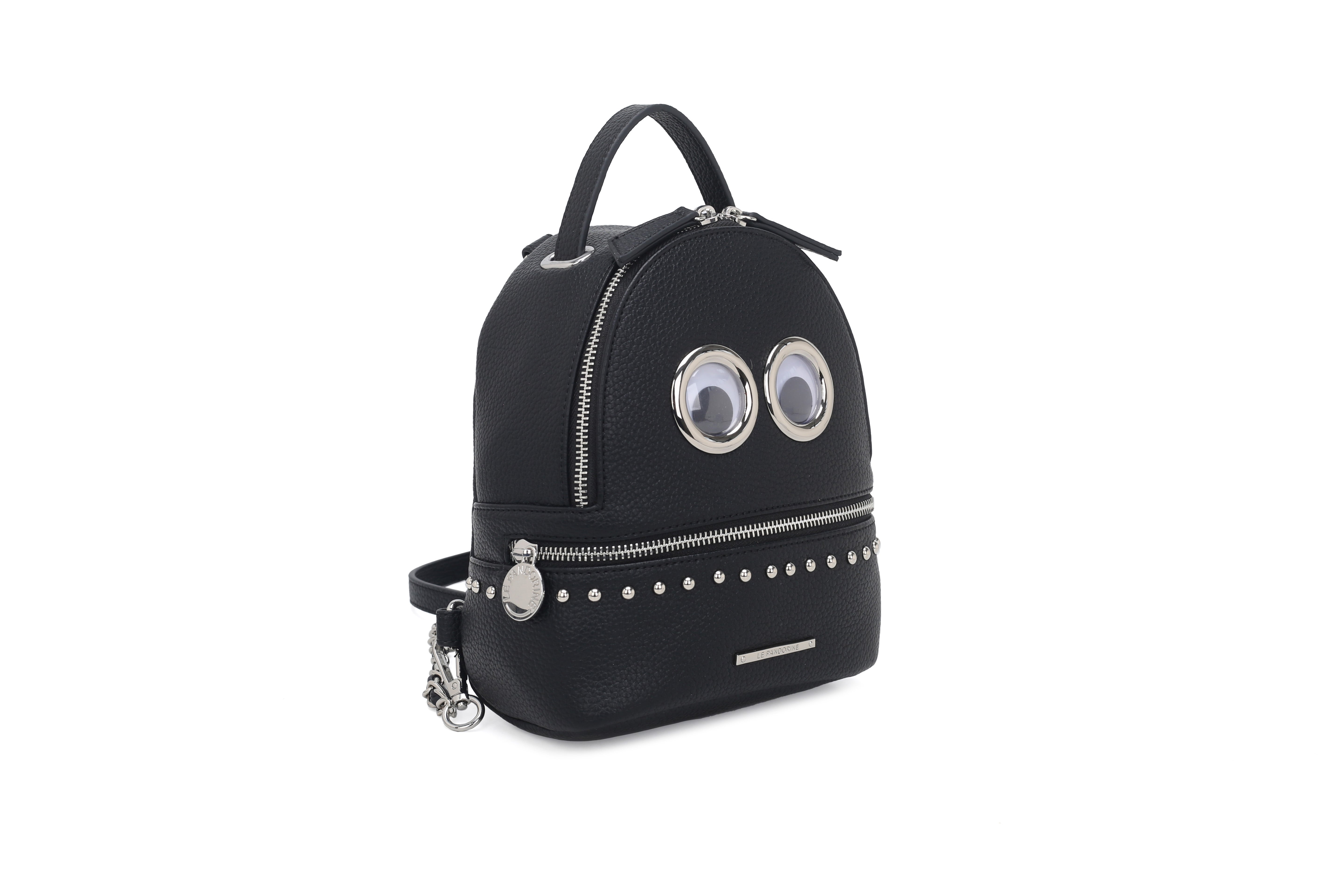 Zaino piccolo Eyes colore nero - NERO | Le Pandorine