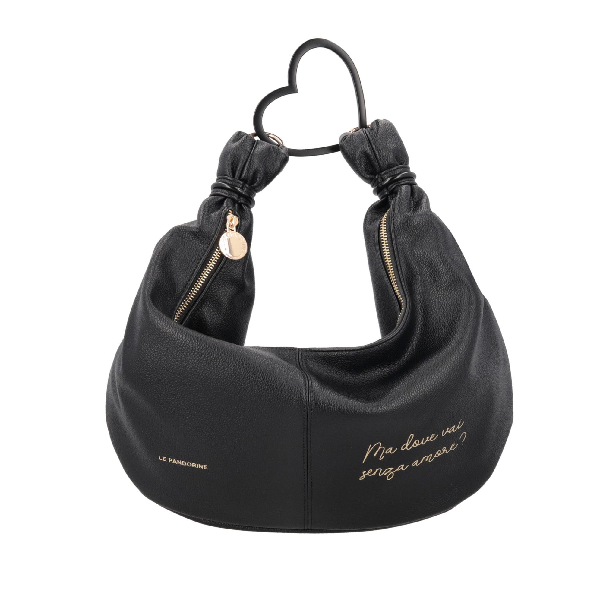 Black amore handbag - Women's Handbags | Le Pandorine
