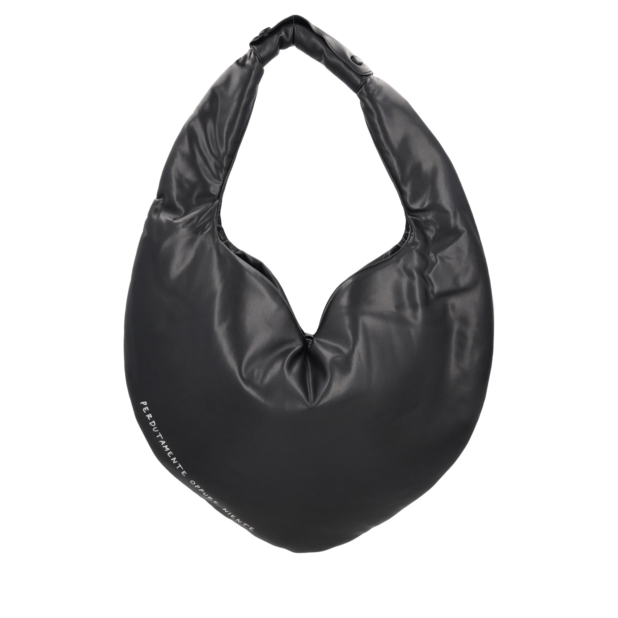 Black heart big shoulder bag - Shoulder Bags | Le Pandorine
