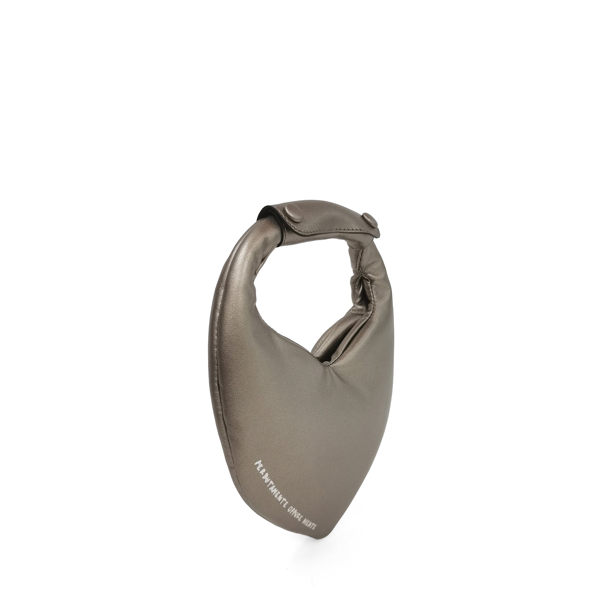 Gun metal heart mini handbag - Women's Handbags | Le Pandorine