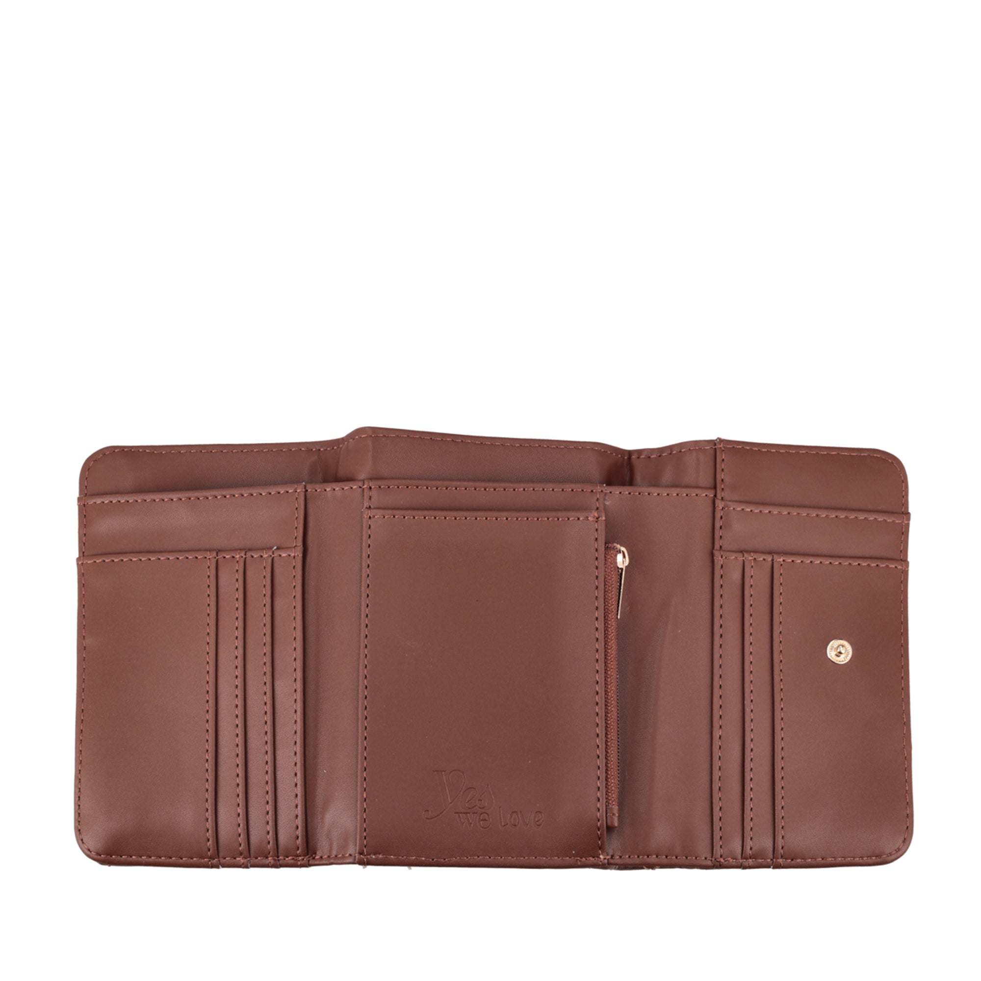 PF252P523.C78 - Portafoglio Love colore legno - MARRONE | Le Pandorine