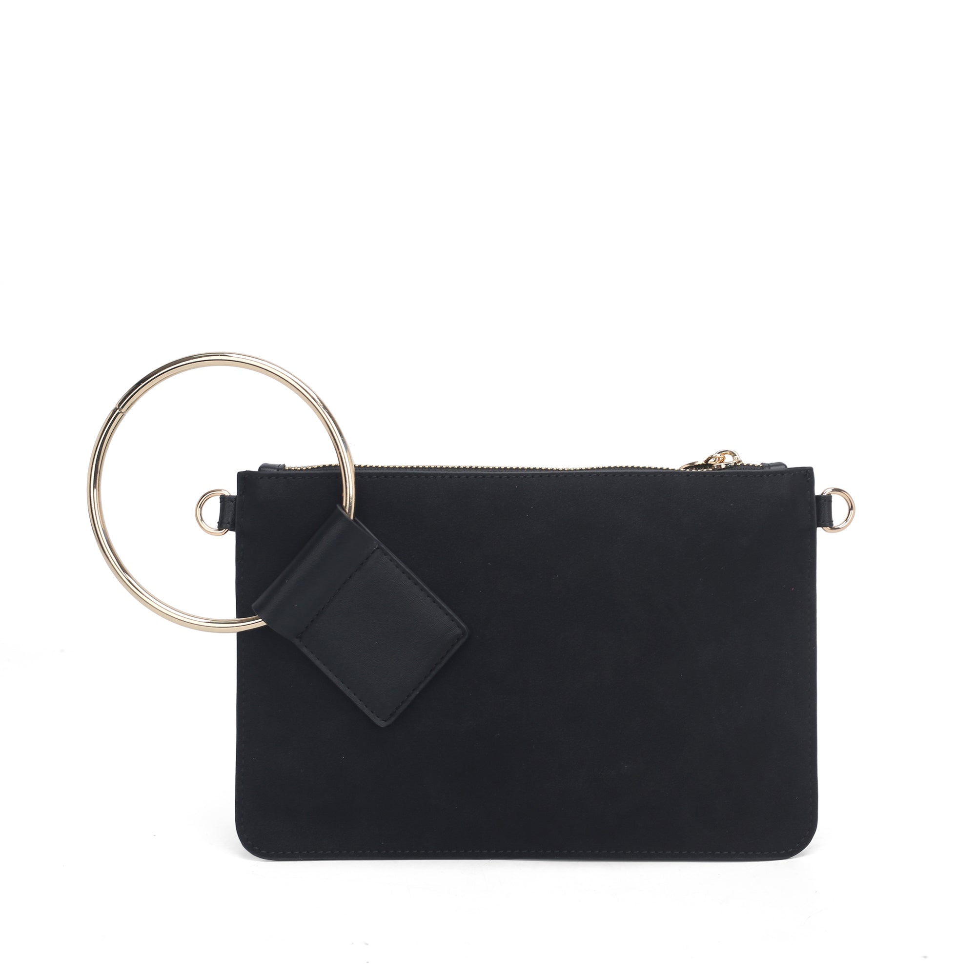 Black rachel small pochette - BLACK | Le Pandorine