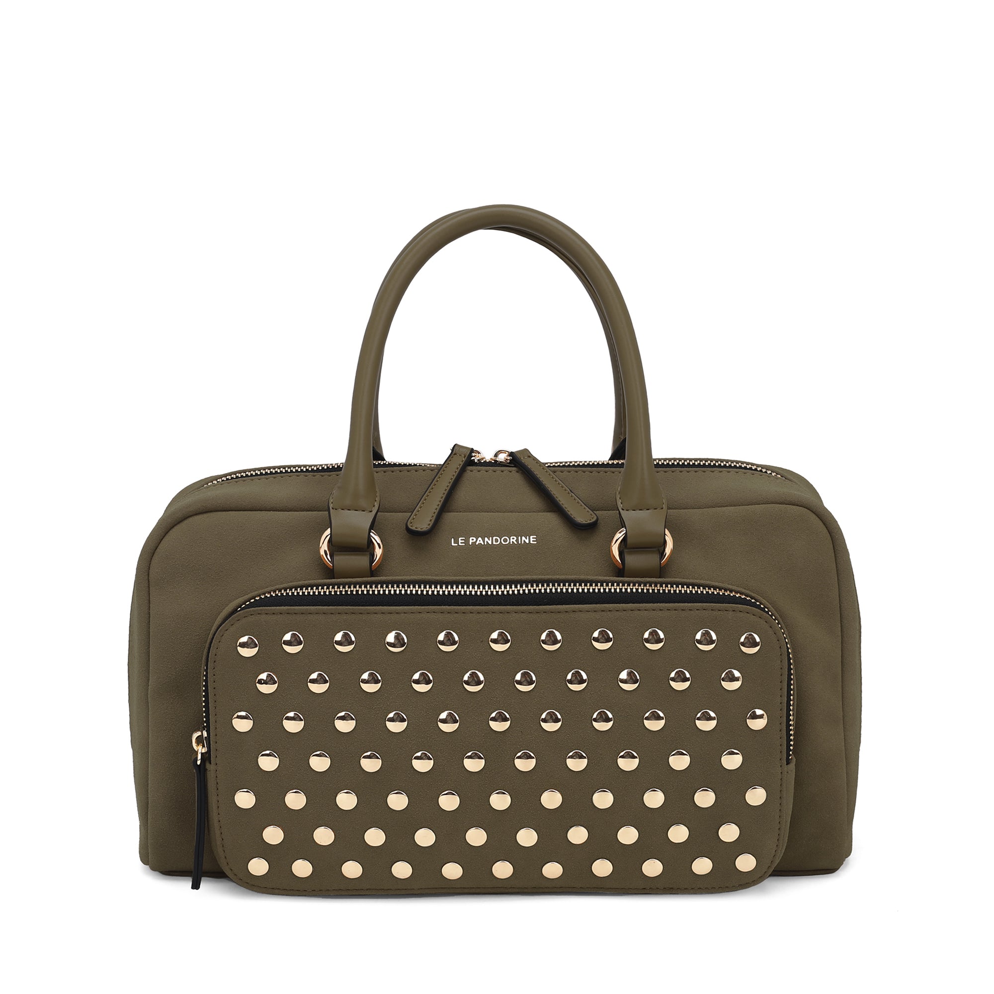 Military green patty handbag - Women's Handbags | Le Pandorine