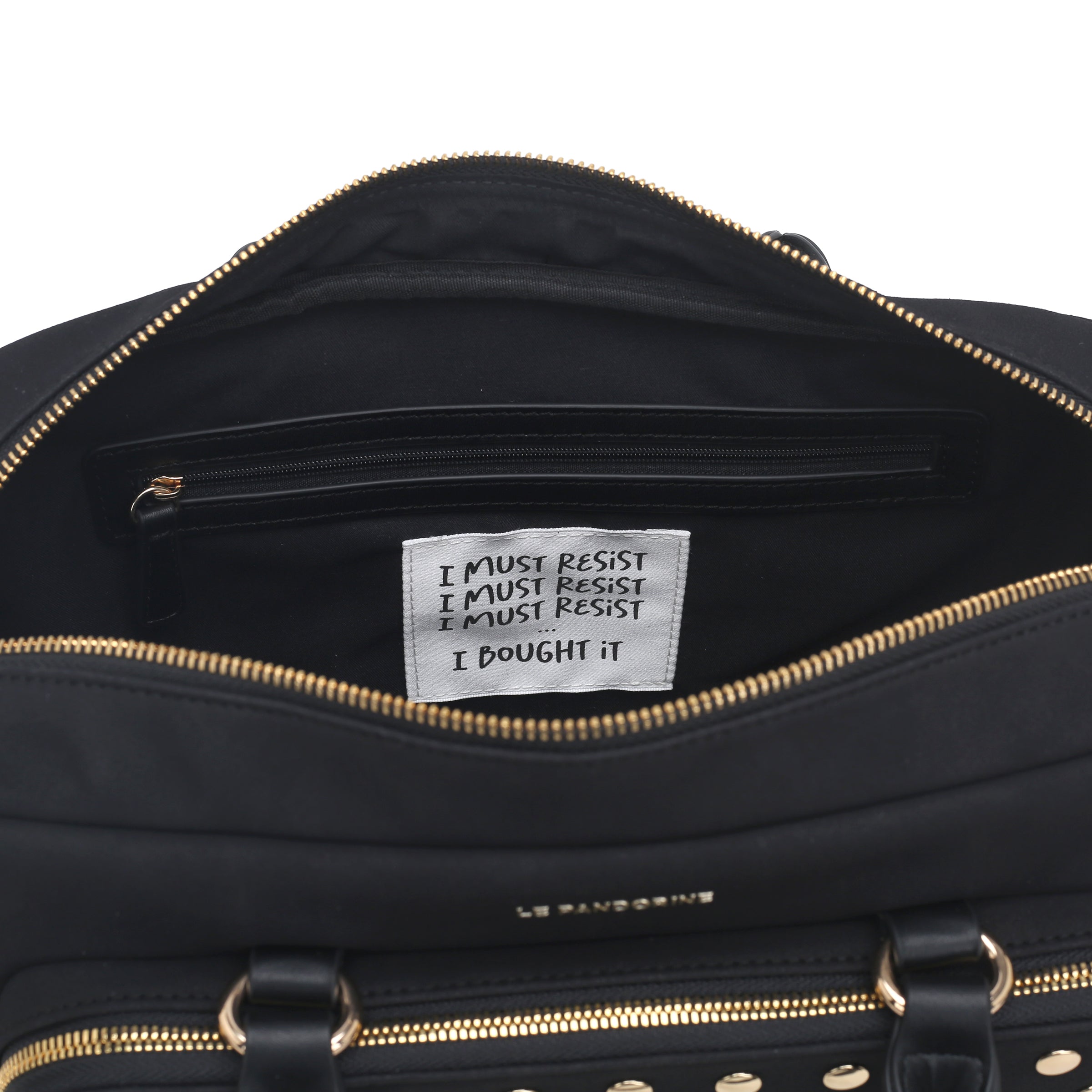 Black patty handbag - Women's Handbags | Le Pandorine