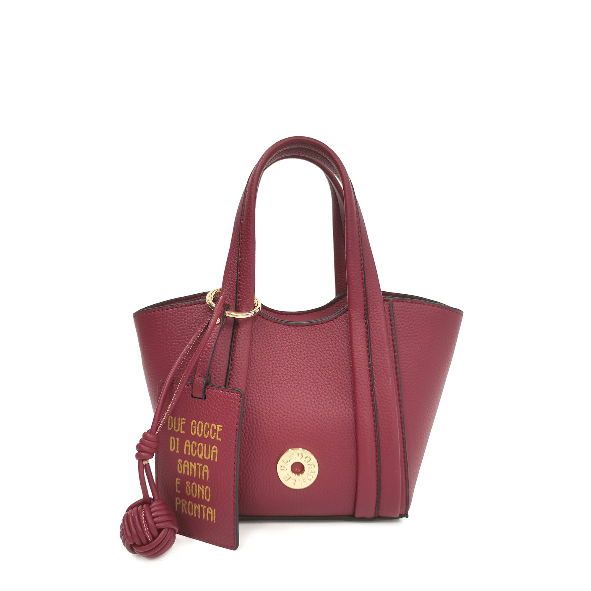 PF255B576.C23 - Borsa a mano Vicky colore bordeaux - ROSSO | Le Pandorine