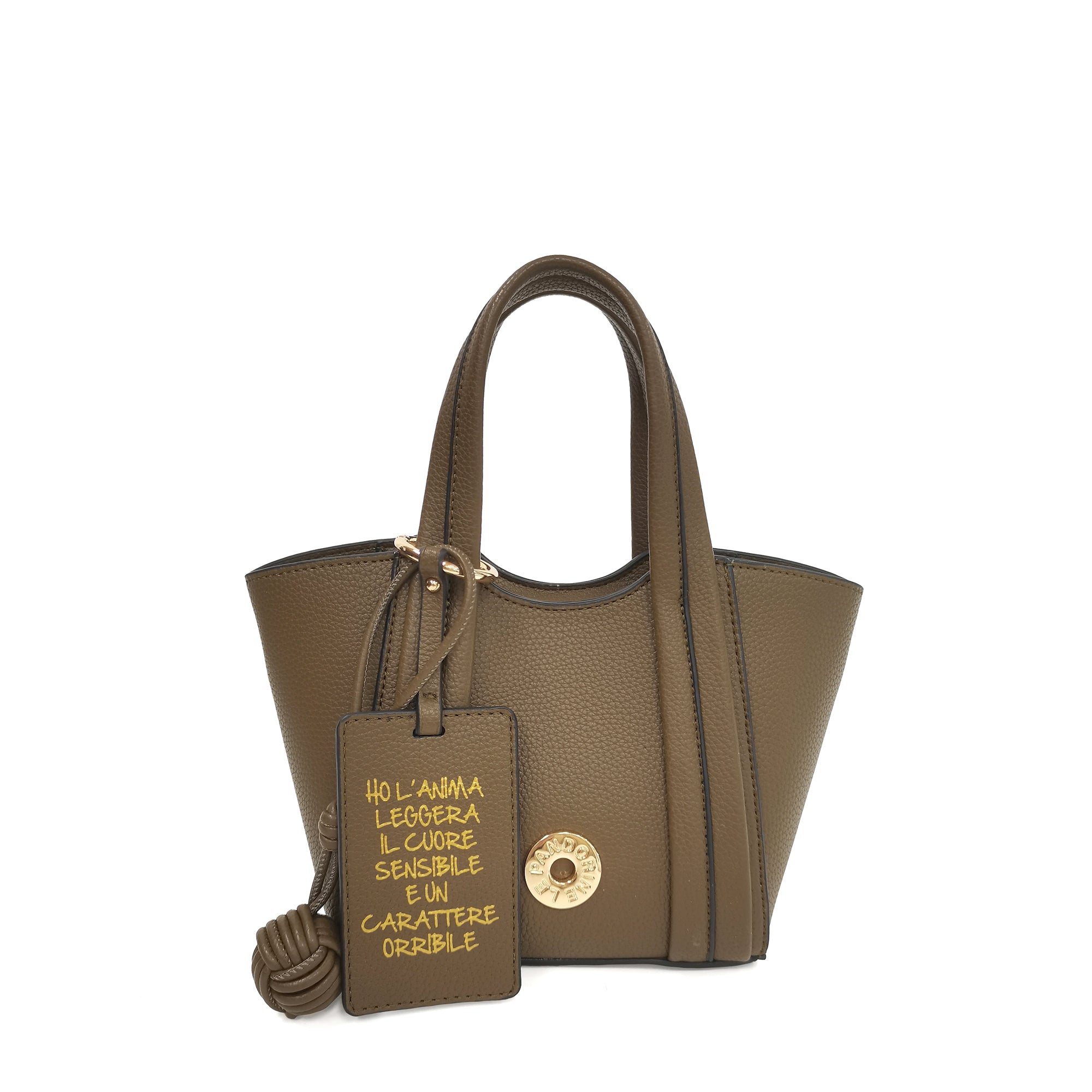 PF255B576.C41 - Borsa a mano Vicky colore verde militare - VERDE | Le Pandorine