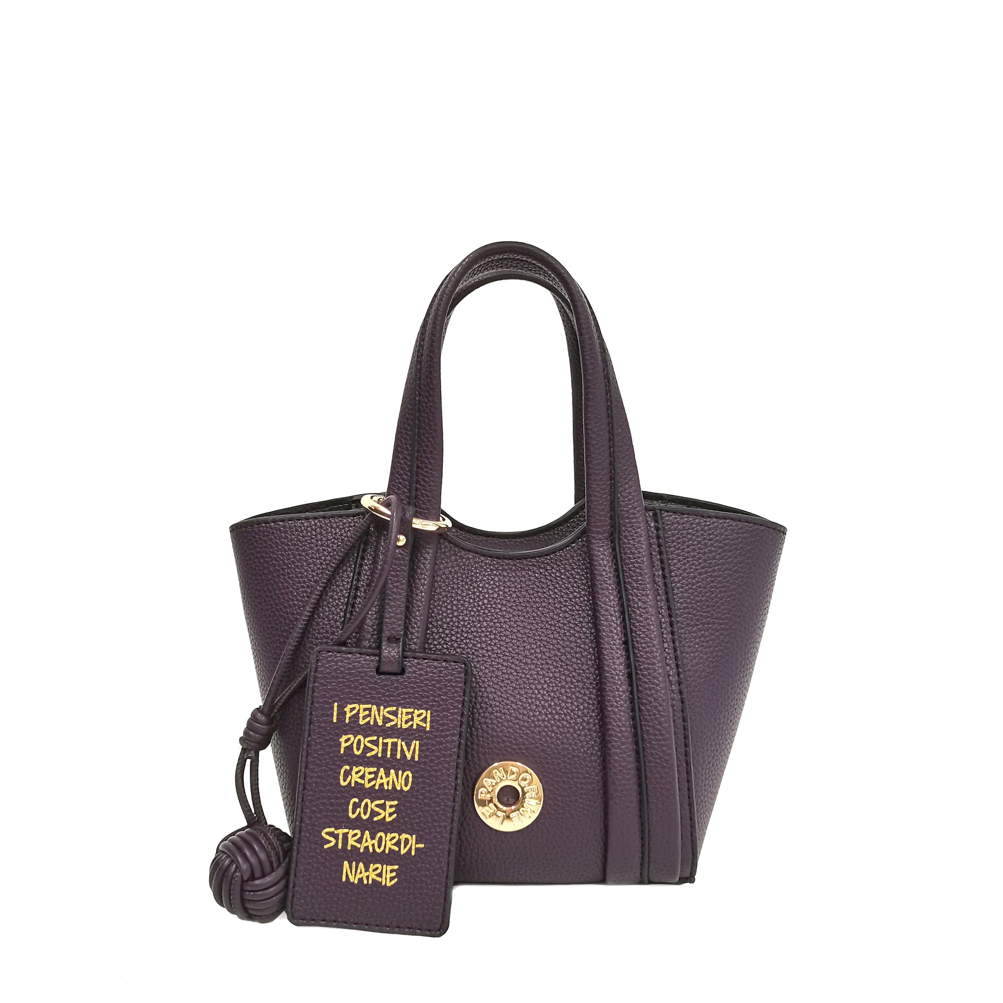 PF255B576.C80 - Borsa a mano Vicky colore prugna - VIOLA | Le Pandorine