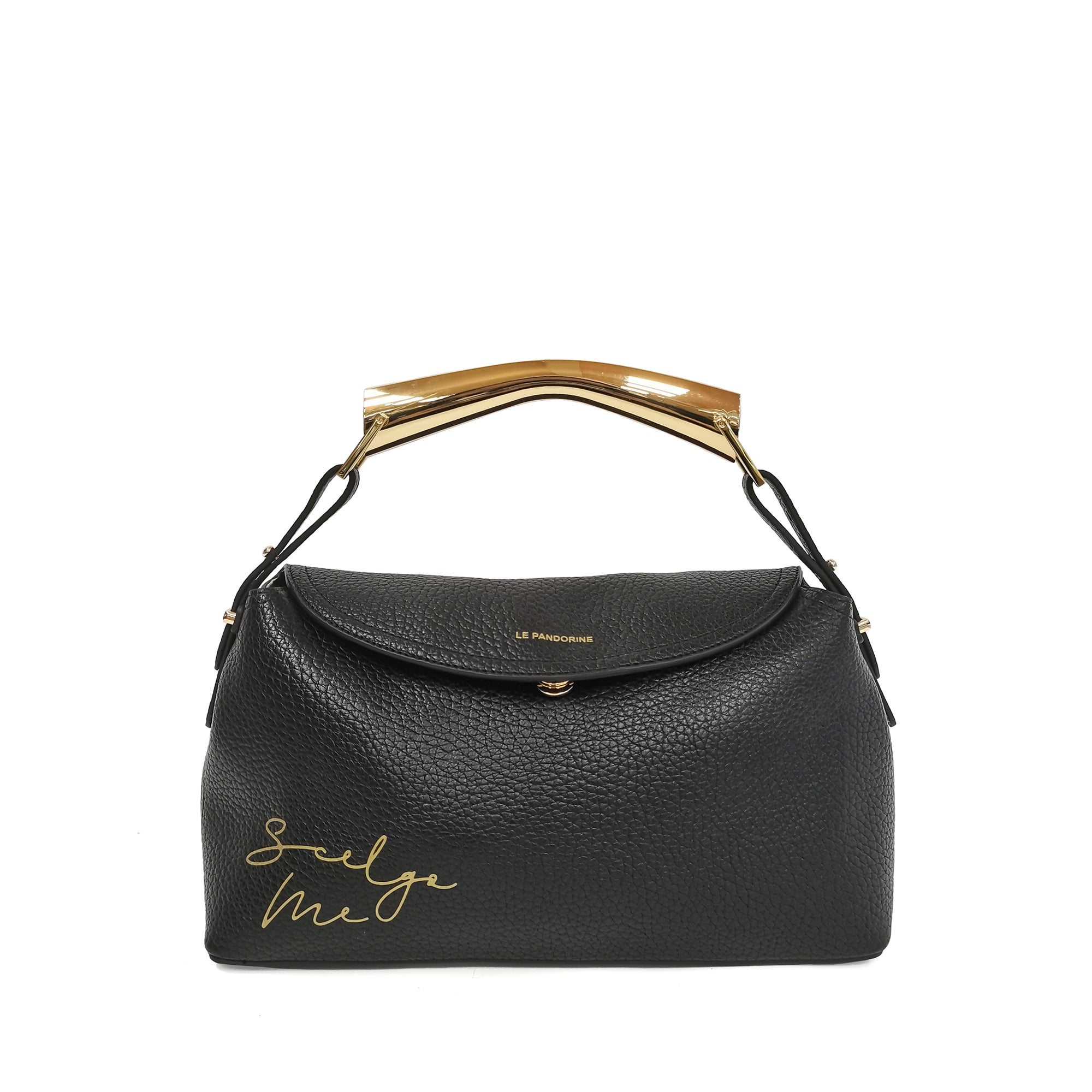 Black denise handbag - Women's Handbags | Le Pandorine