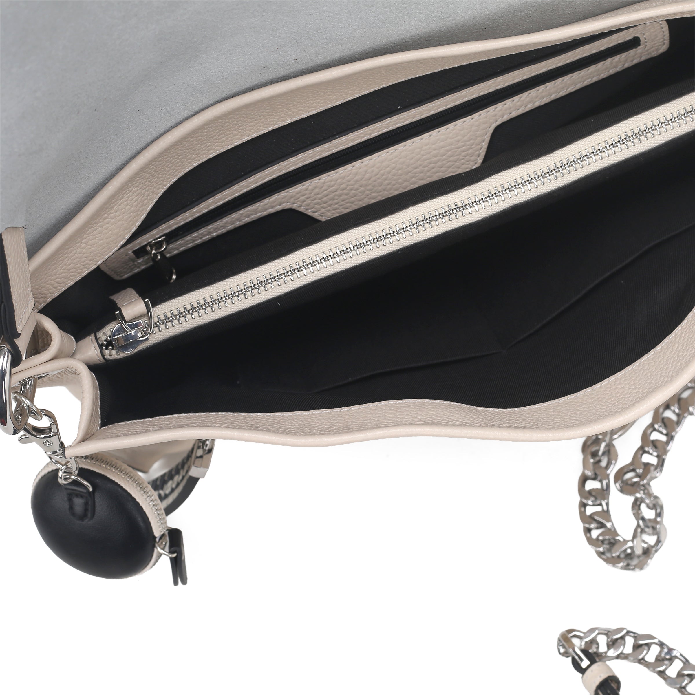 PF25AB300.C08 - ivory LMB Shoulder Bag - NATURAL | Le Pandorine