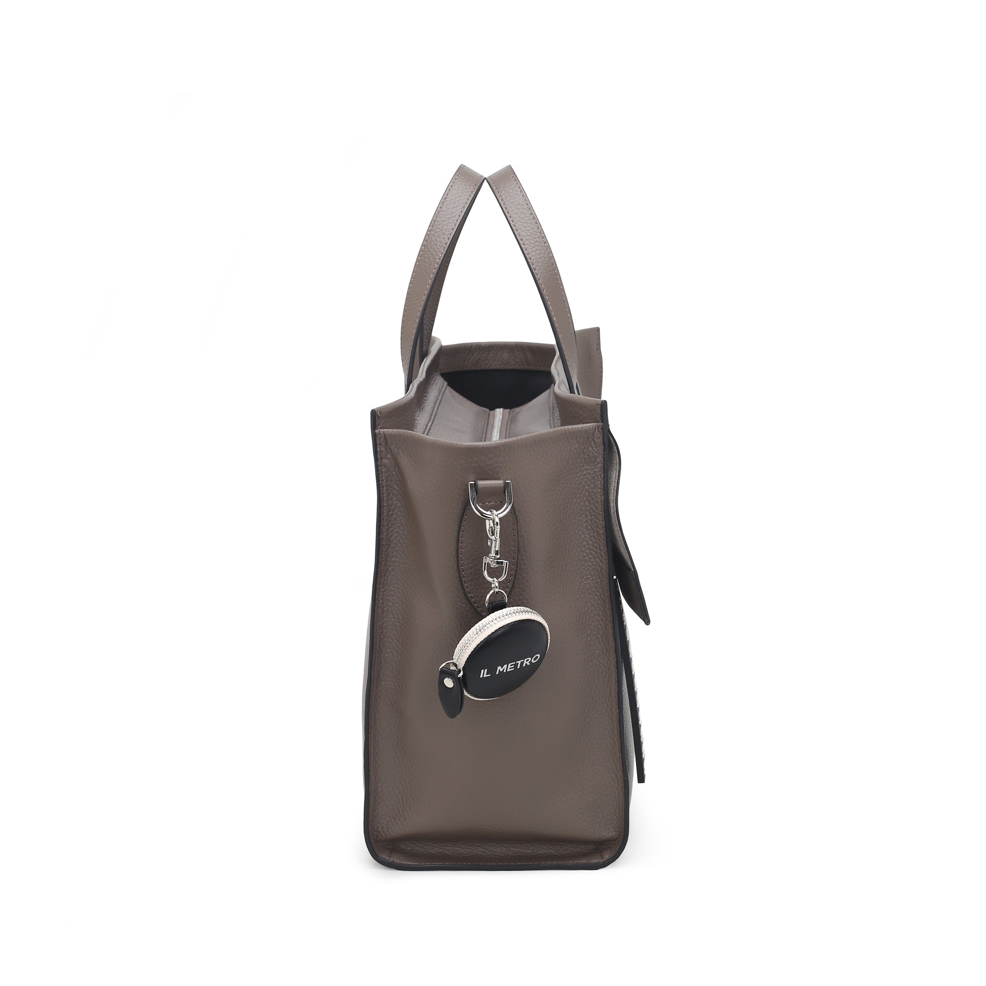 Bosa a mano La Metro Bag colore tortora - Metro Bag: Borse in Pelle | Le Pandorine