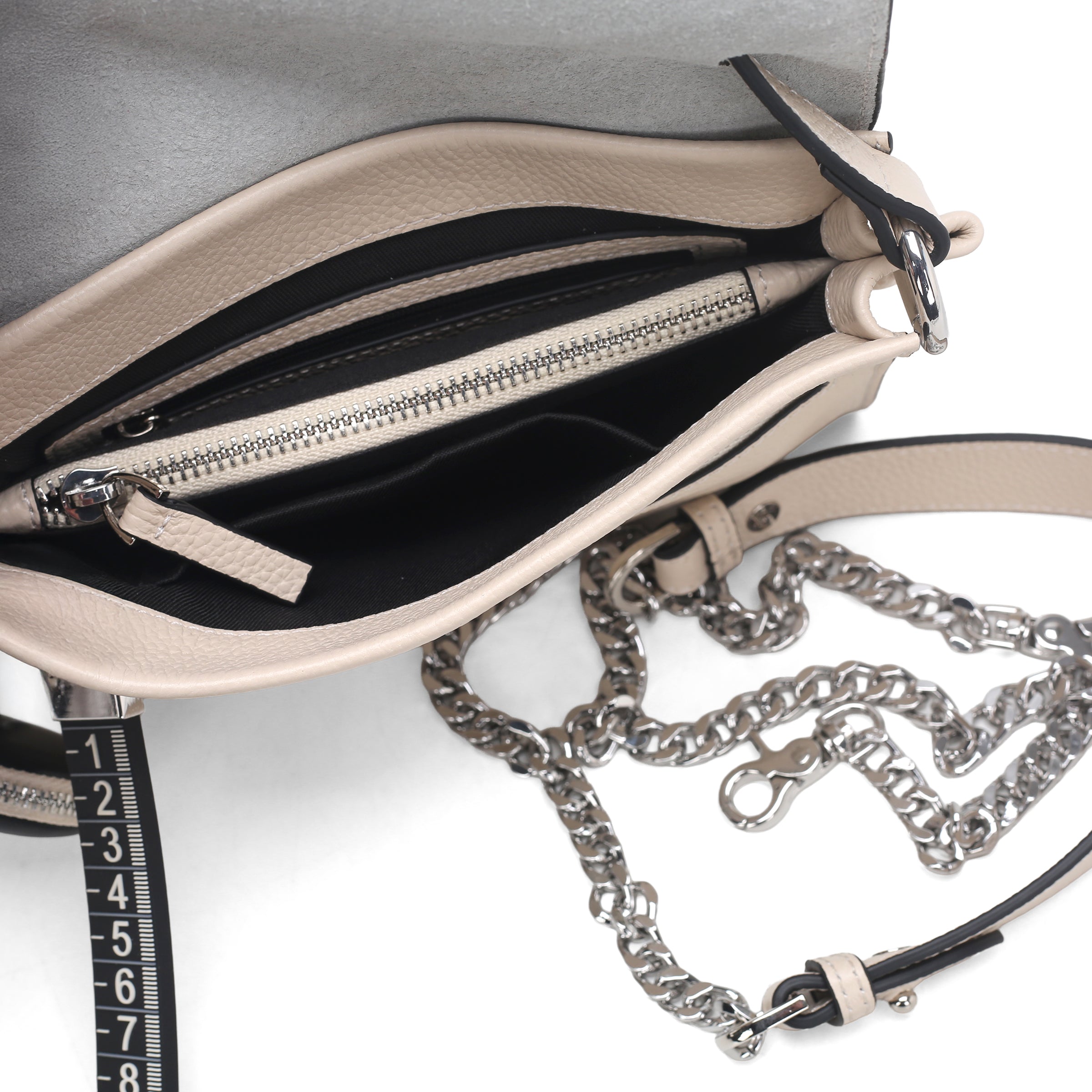 PF25AB320.C08 - ivory Mini LMB Shoulder Bag - NATURAL | Le Pandorine