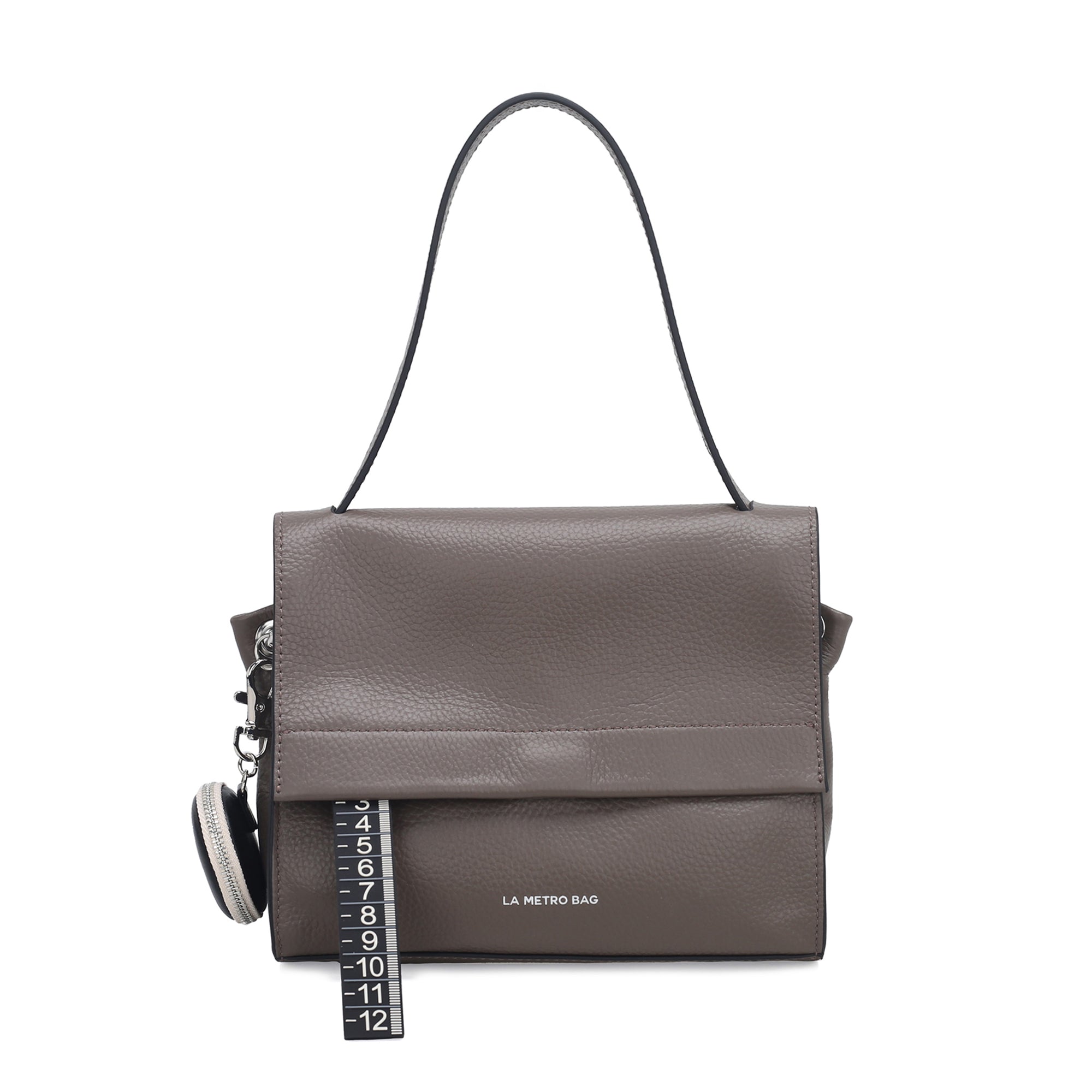 Borse a spalla mini La Metro Bag colore tortora - Metro Bag: Borse in Pelle | Le Pandorine