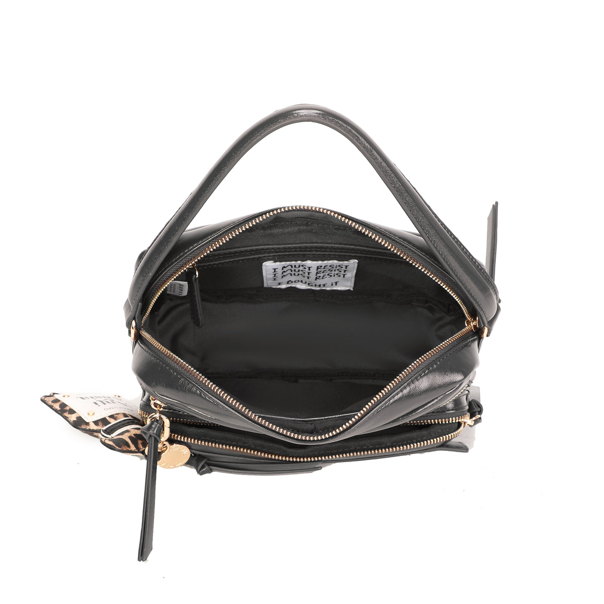 Profumina shoulder bag with removable black tag - Shoulder Bags | Le Pandorine