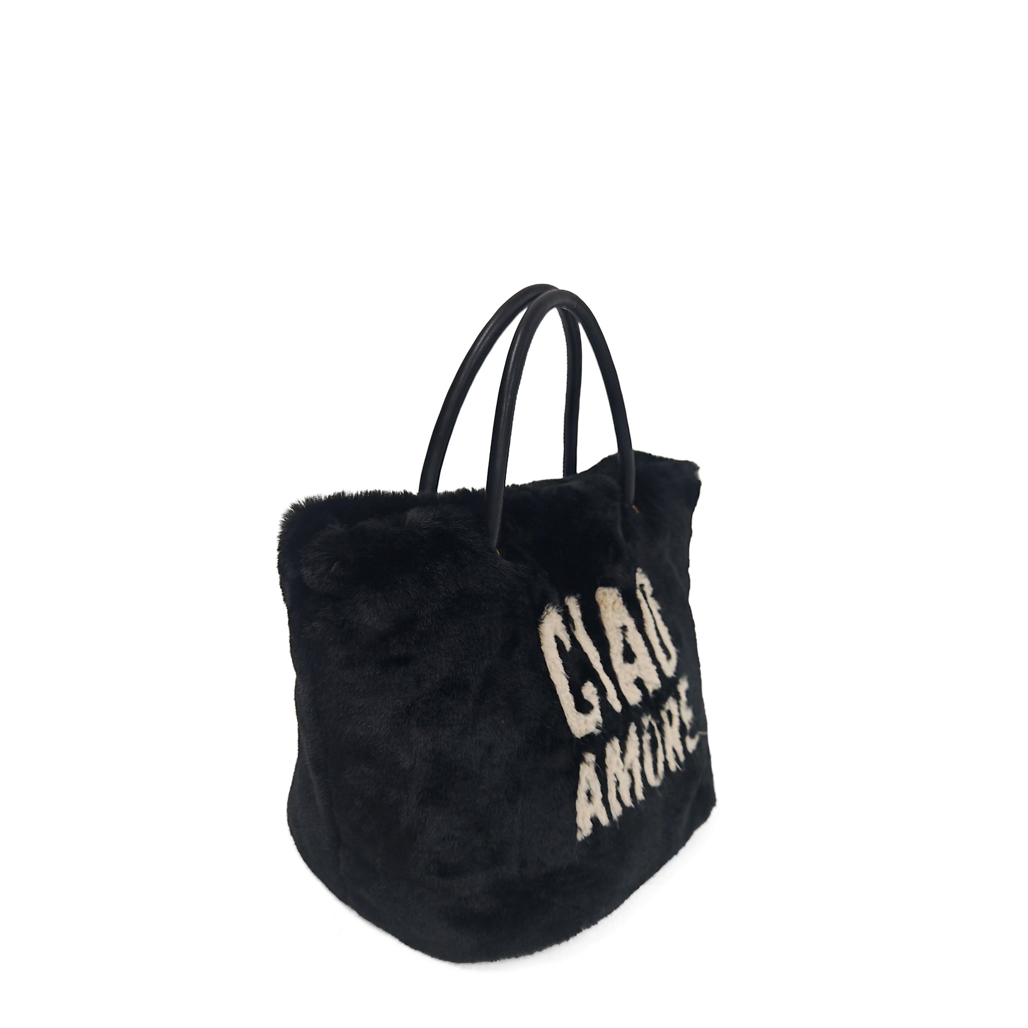 PF2623B81.C99 - Tote bag Stoccolma "Ciao Amore" colore nero - NERO | Le Pandorine