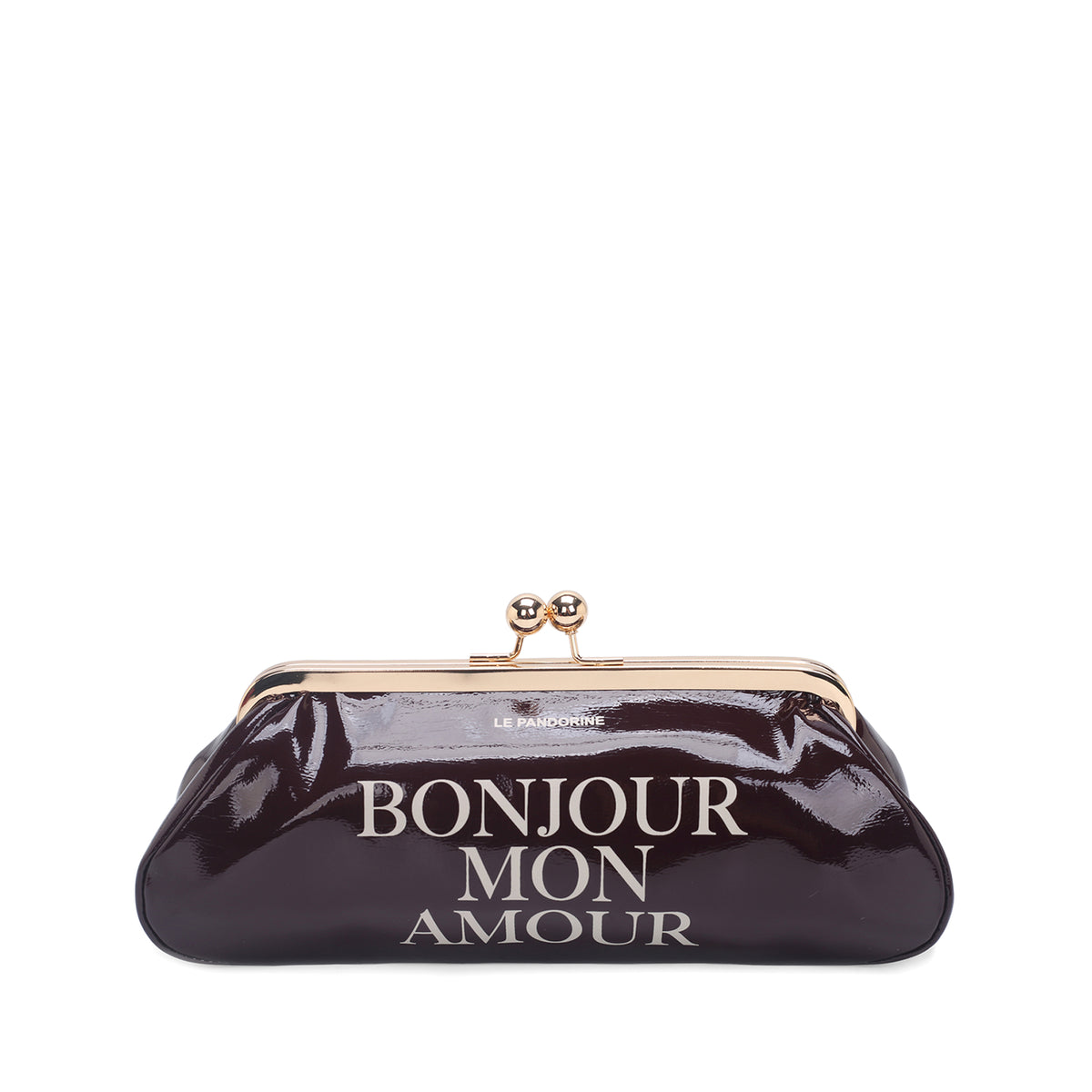 PF2629B73.C23 - Pochette Nizza in vernice colore bordeaux - ROSSO | Le Pandorine