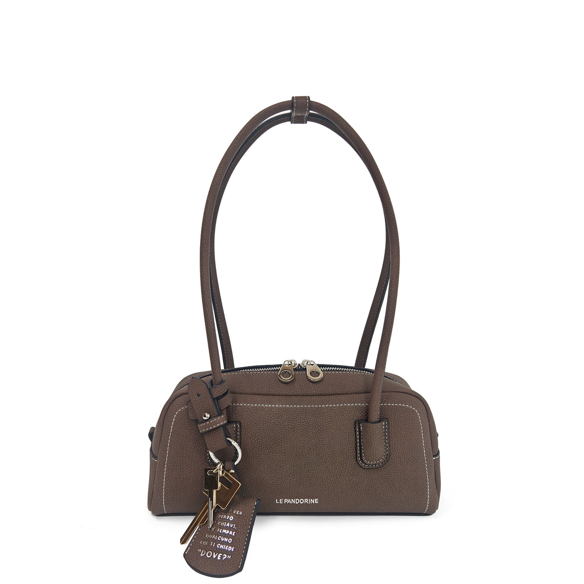 PF262B520.C60 - Bauletto medio Kyoto colore testa di moro - MARRONE | Le Pandorine