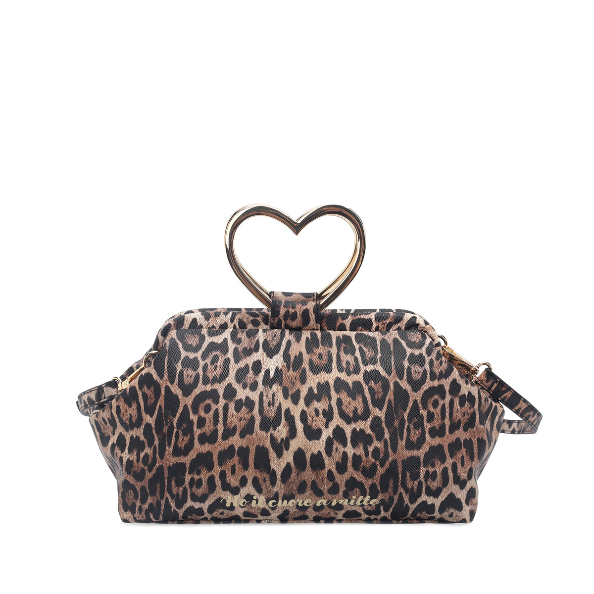 Borsa a spalla media Venezia manico a cuore colore maculato - Borse Donna | Le Pandorine