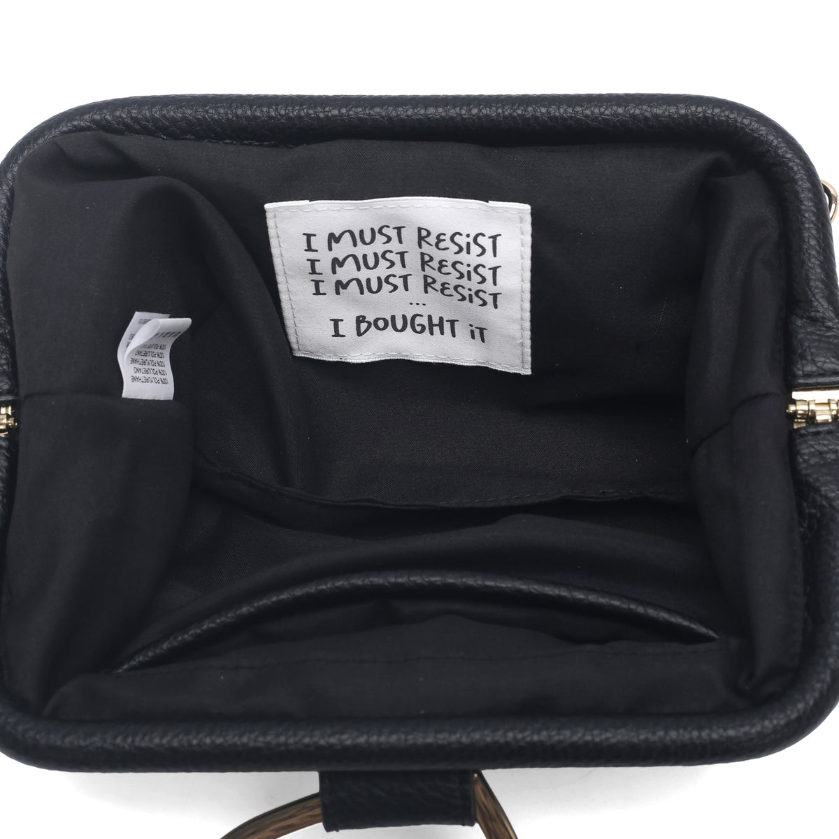 Borsa a spalla piccola Venezia manico a cuore colore nero - Borse Donna | Le Pandorine