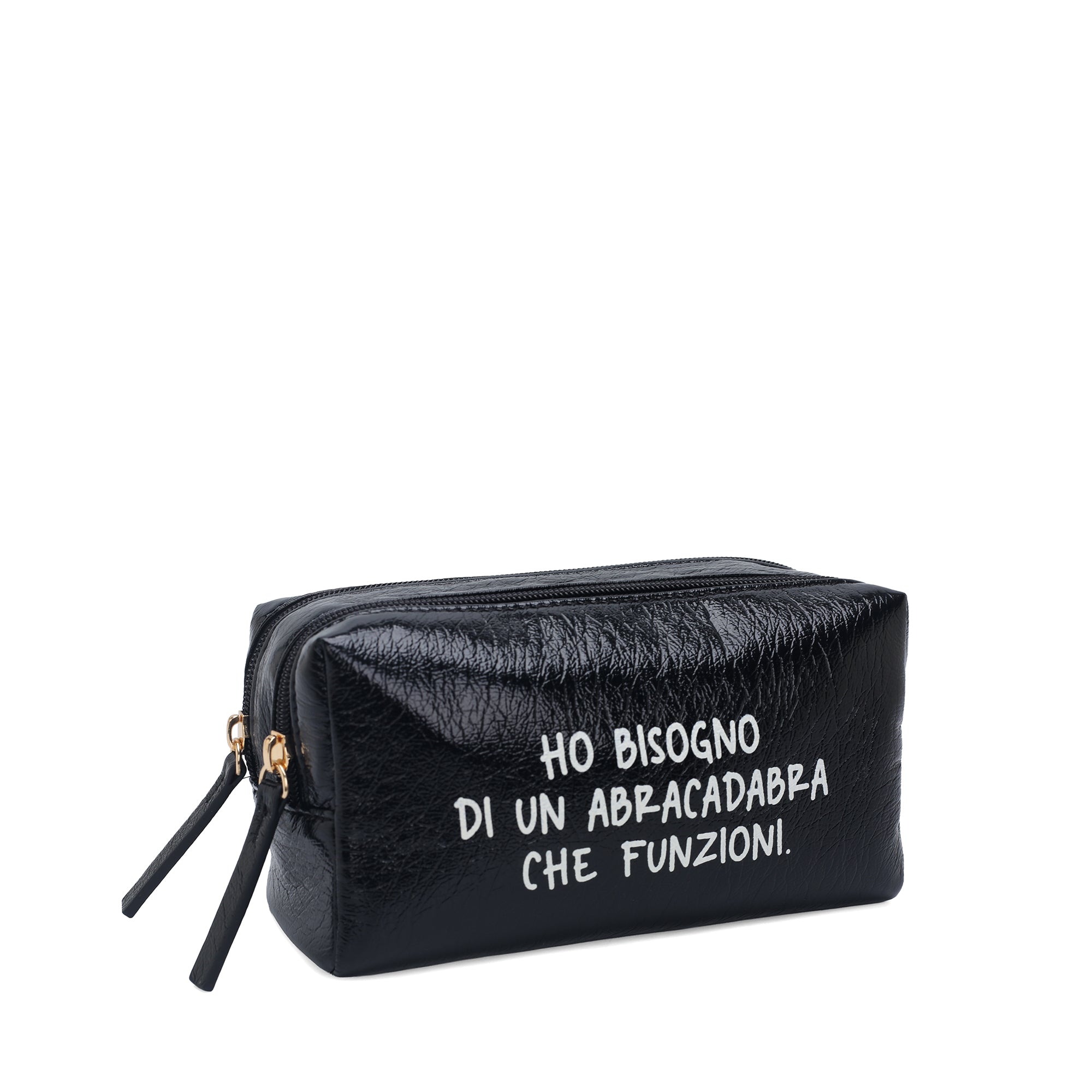 PF2633B98.C99 - Trousse Pillole con scritta colore nero - NERO | Le Pandorine