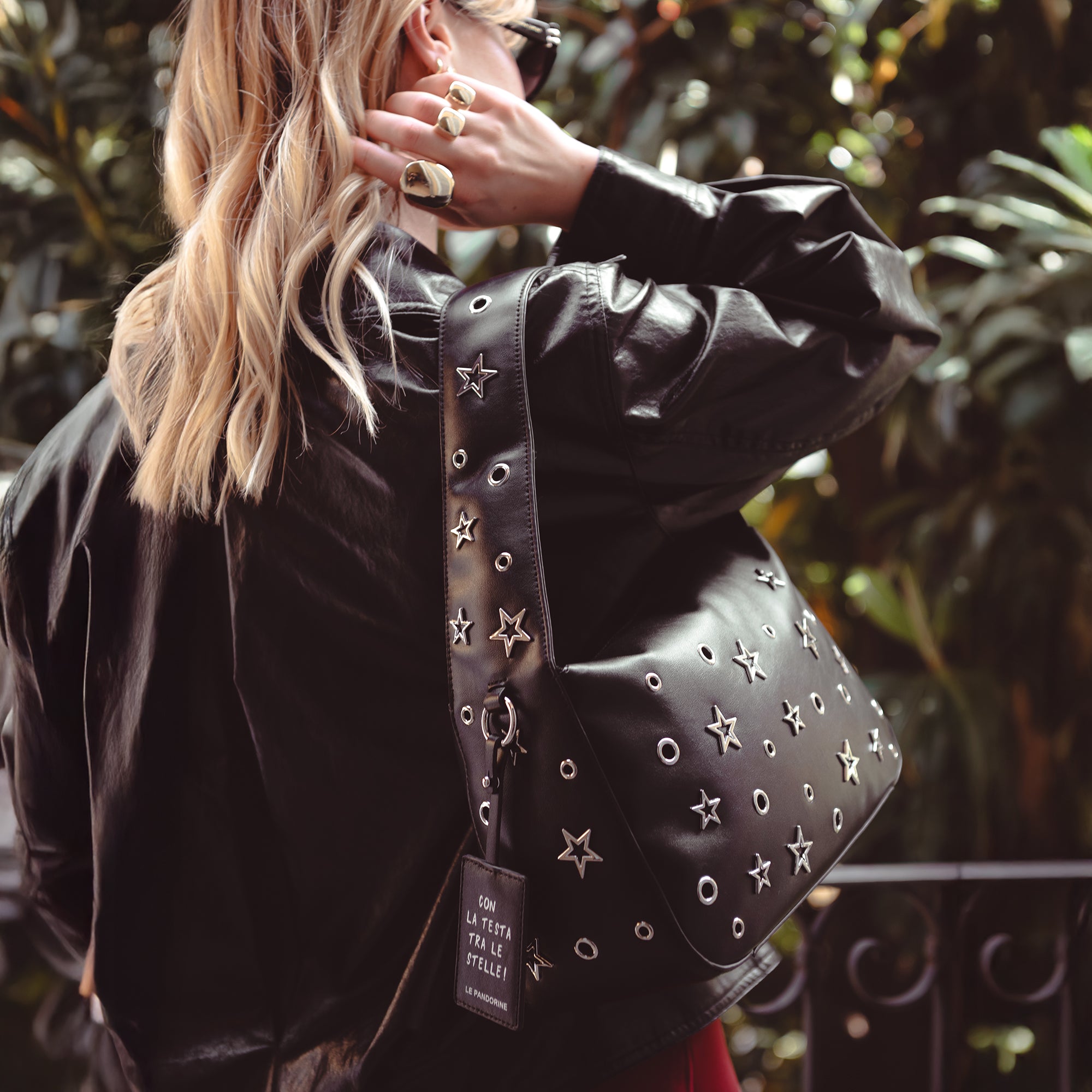 PF2642B31.C99 - Borsa a spalla Las Vegas colore nero - NERO | Le Pandorine
