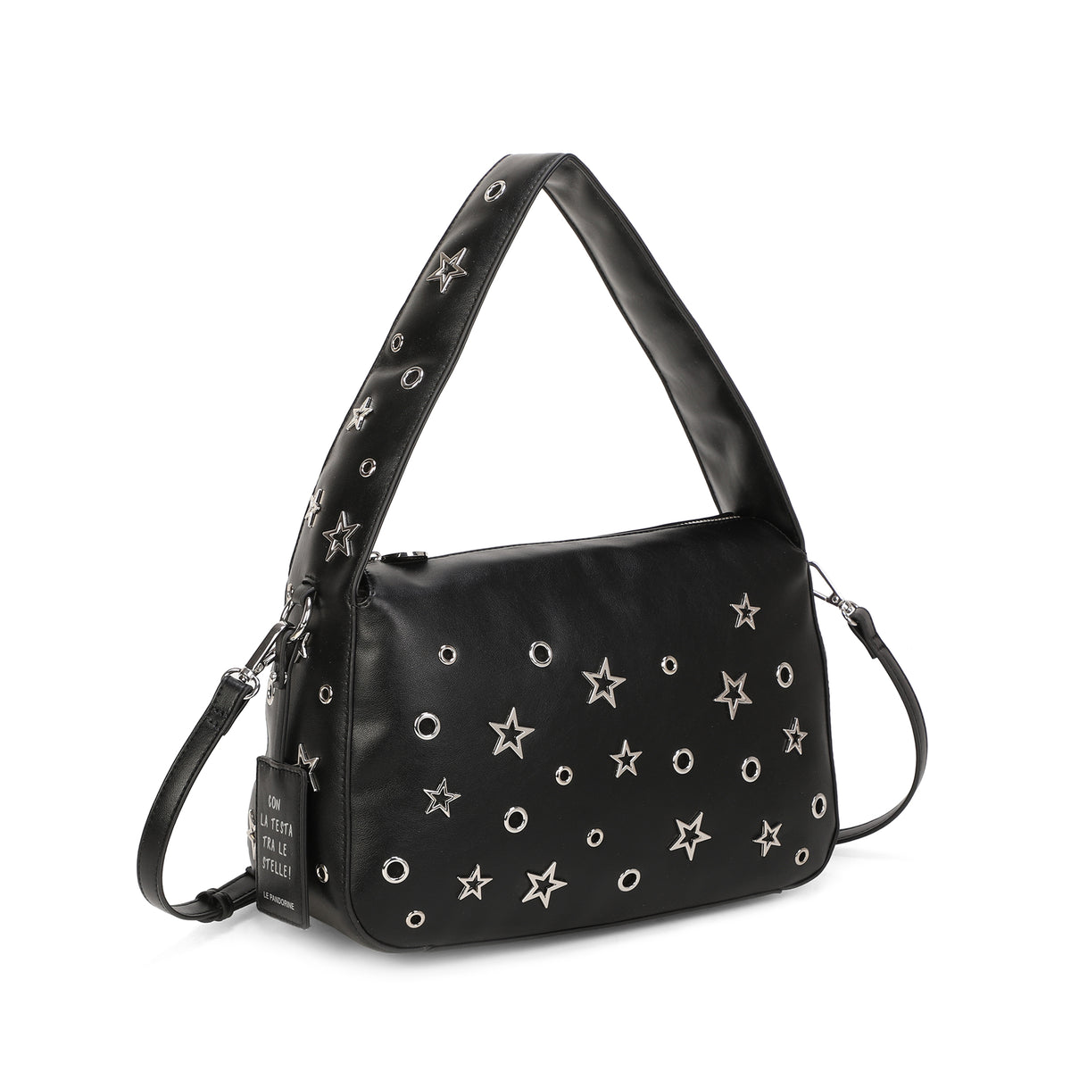 PF2642B31.C99 - Borsa a spalla Las Vegas colore nero - NERO | Le Pandorine
