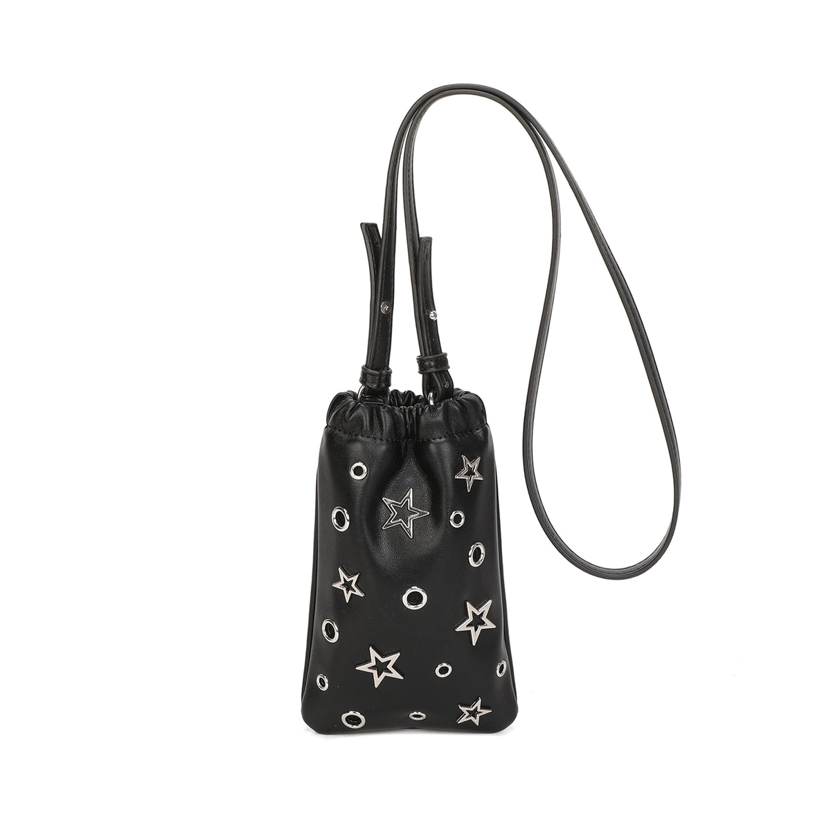 PF2642B33.C99 - Tracolla porta telefono Las Vegas colore nero - NERO | Le Pandorine