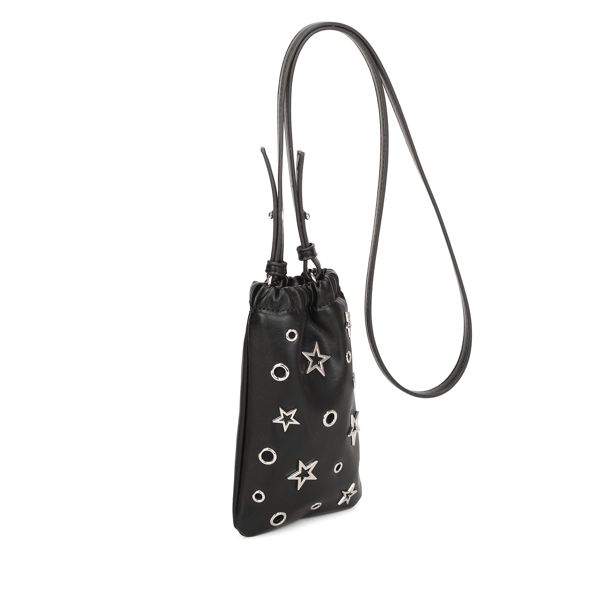 PF2642B33.C99 - Tracolla porta telefono Las Vegas colore nero - NERO | Le Pandorine