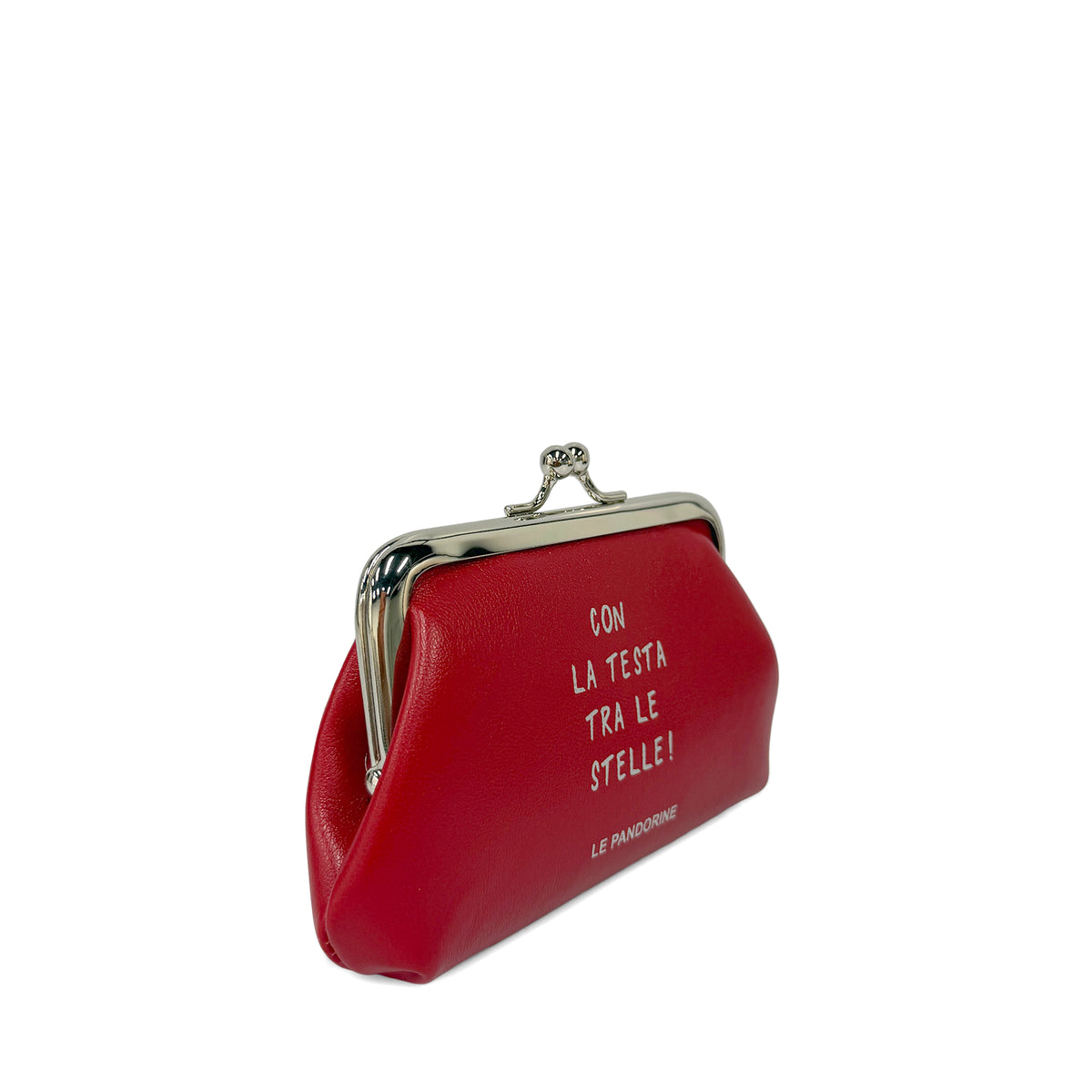 Portamonete Las Vegas con borchie colore rosso - Accessori Donna | Le Pandorine