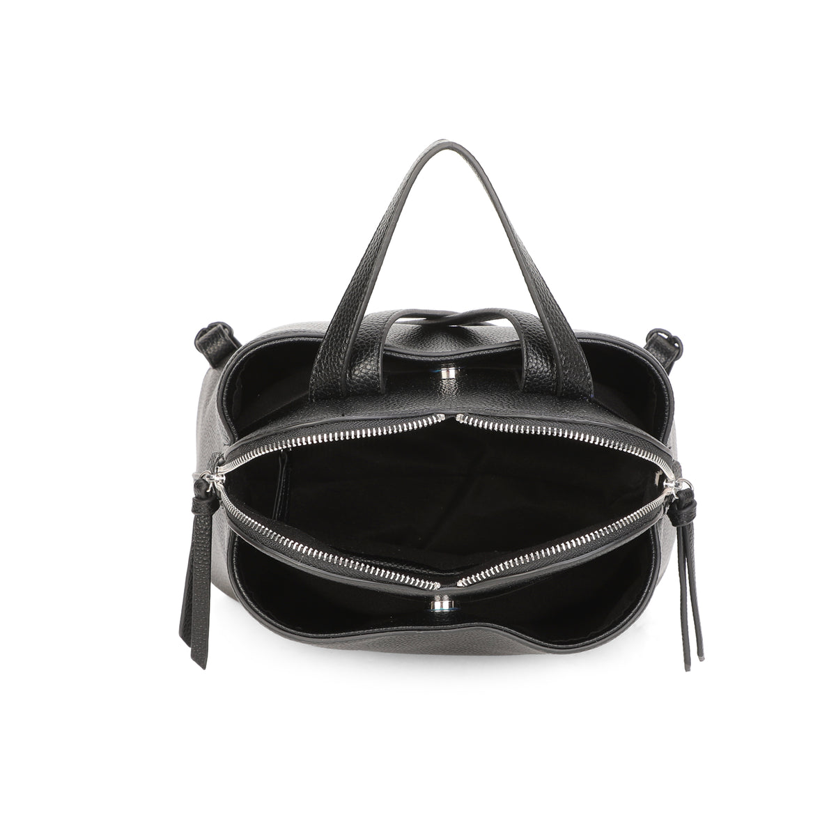 Zaino con tasca a forma di cuore colore nero - Zaini e Zainetti Donna | Le Pandorine