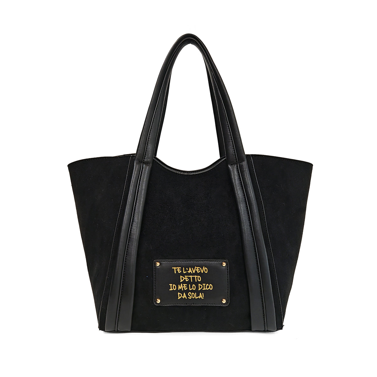 Large shopping Vicky black color - Shopping Bags | Le Pandorine
