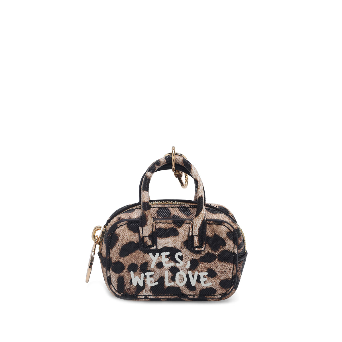 Portachiavi a forma di mini bag colore maculato - Accessori Donna | Le Pandorine