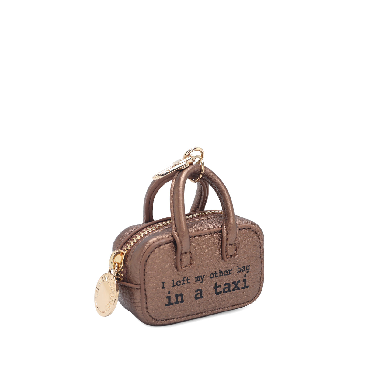 Portachiavi a forma di mini bag colore rame - Accessori Donna | Le Pandorine