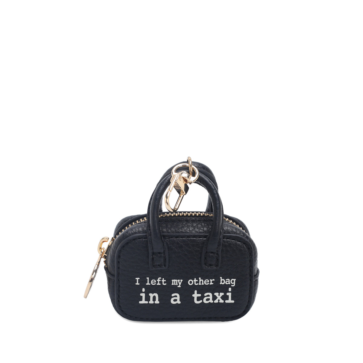 Portachiavi a forma di mini bag colore nero - Accessori Donna | Le Pandorine