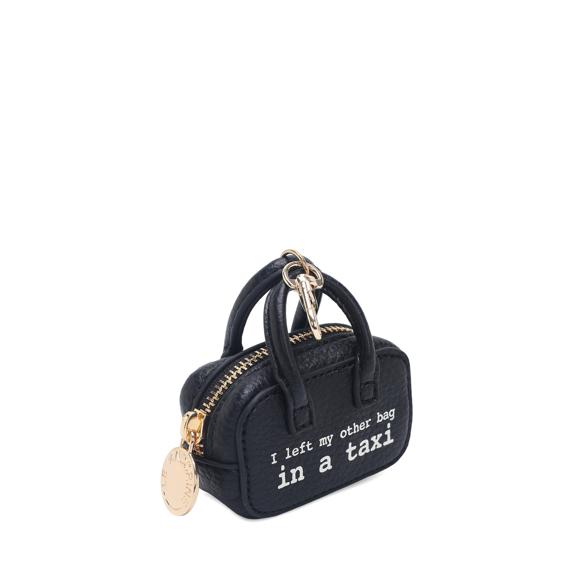 Portachiavi a forma di mini bag colore nero - Accessori Donna | Le Pandorine