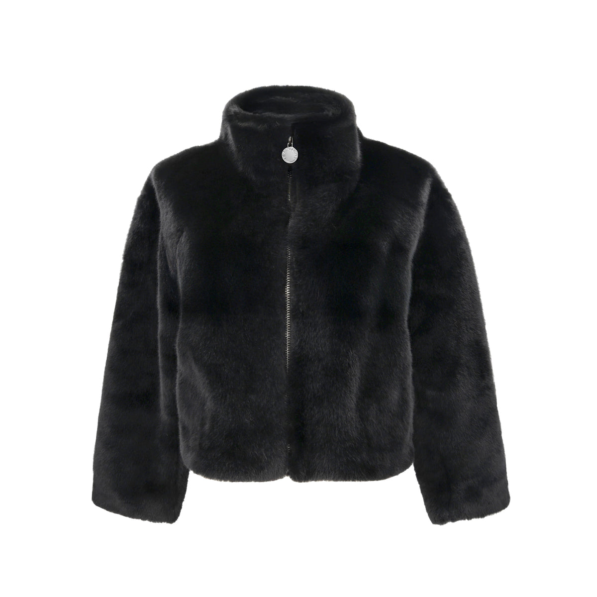 Giacca in pelliccia sintetica colore nero - BLACK | Le Pandorine