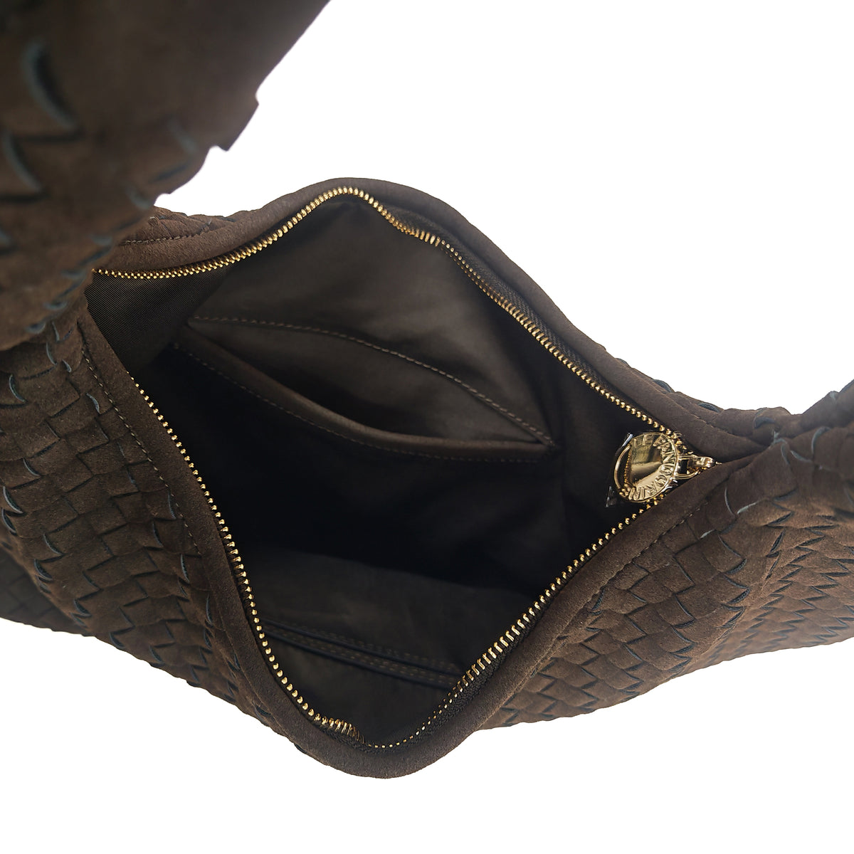 PF268B585.C60 - Hobo grande intrecciata Panama colore testa di moro - MARRONE | Le Pandorine