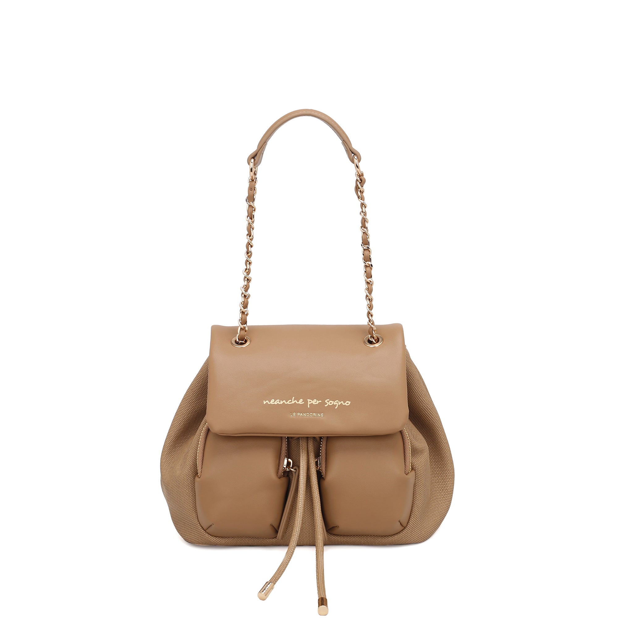 Zainetto Mini Alice colore naturale - Borse Donna | Le Pandorine