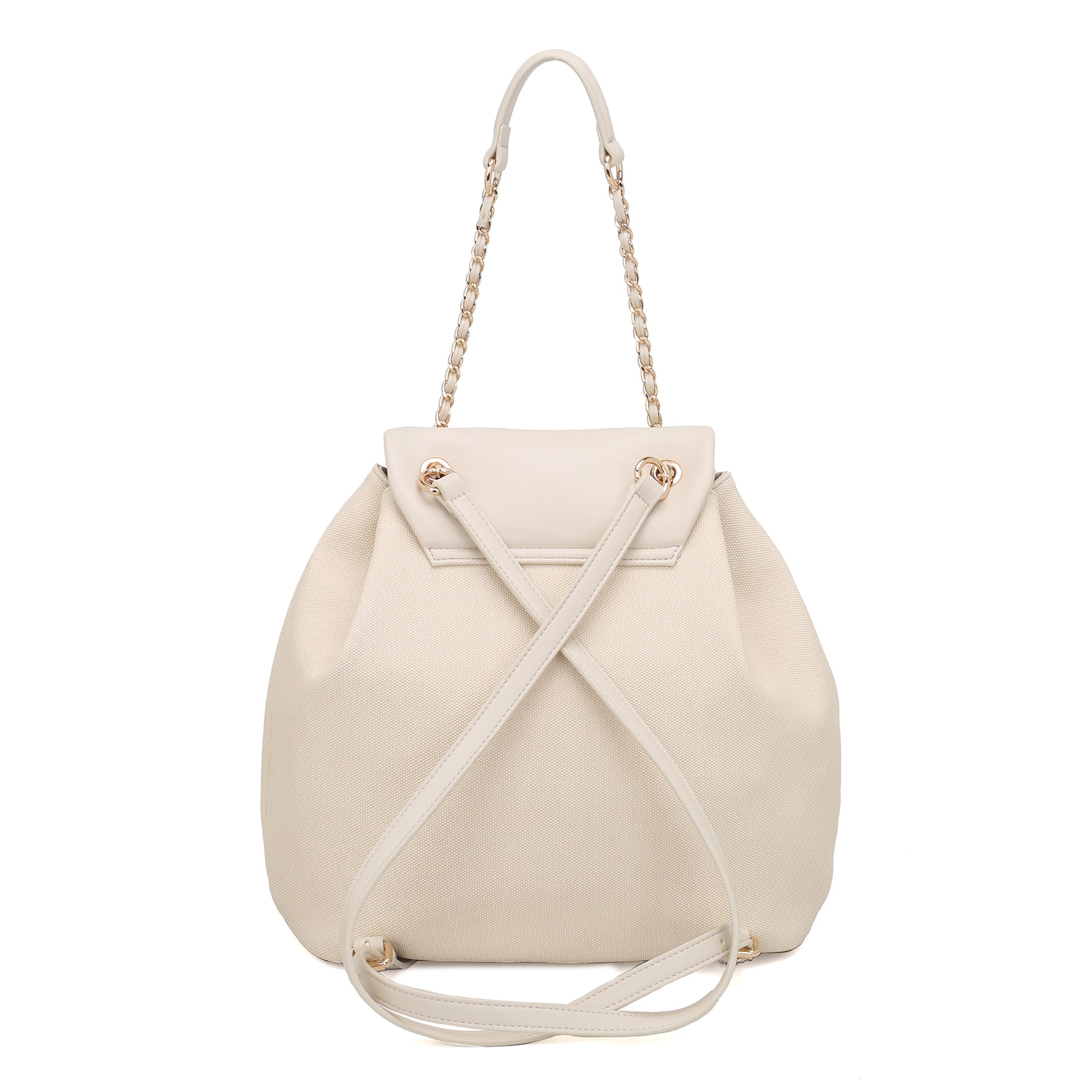 beige Alice Backpack - NATURAL | Le Pandorine