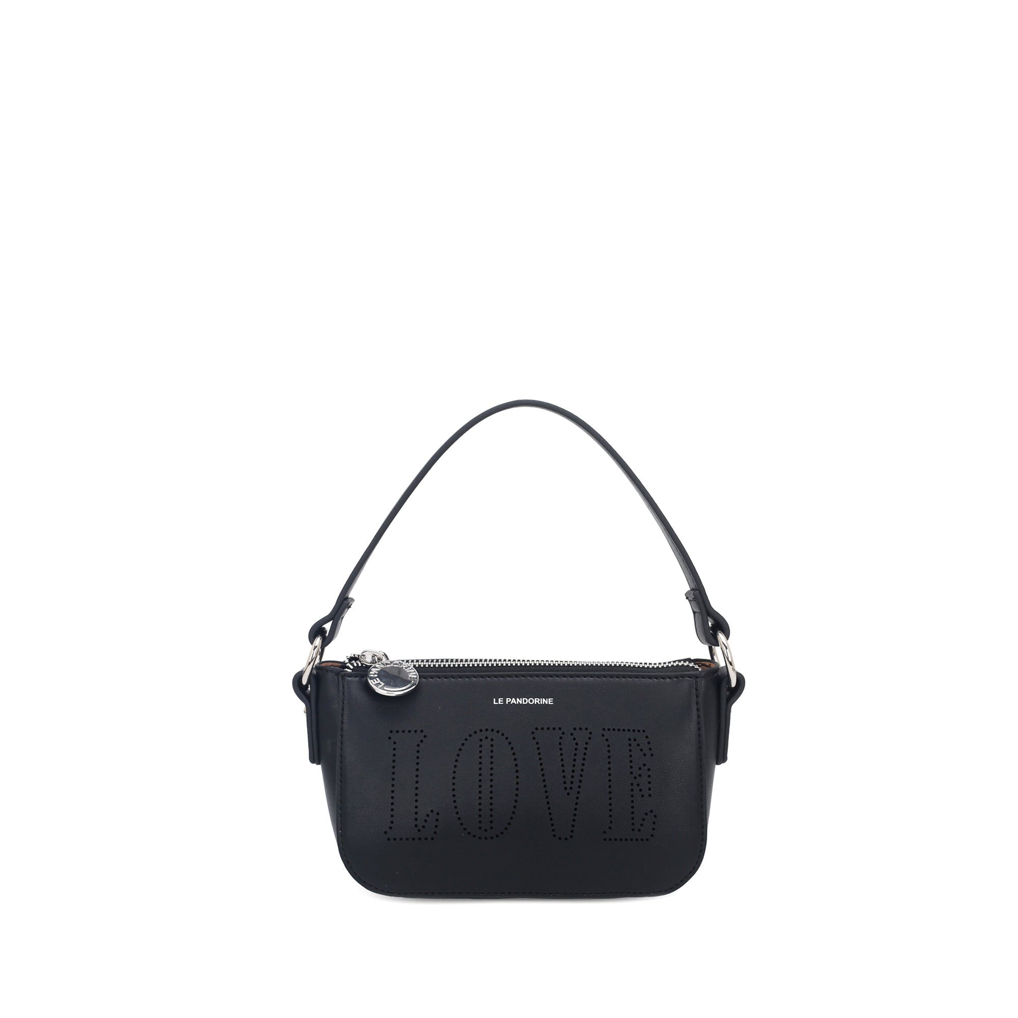 black Nina Pochette Laser-Cut - BLACK | Le Pandorine