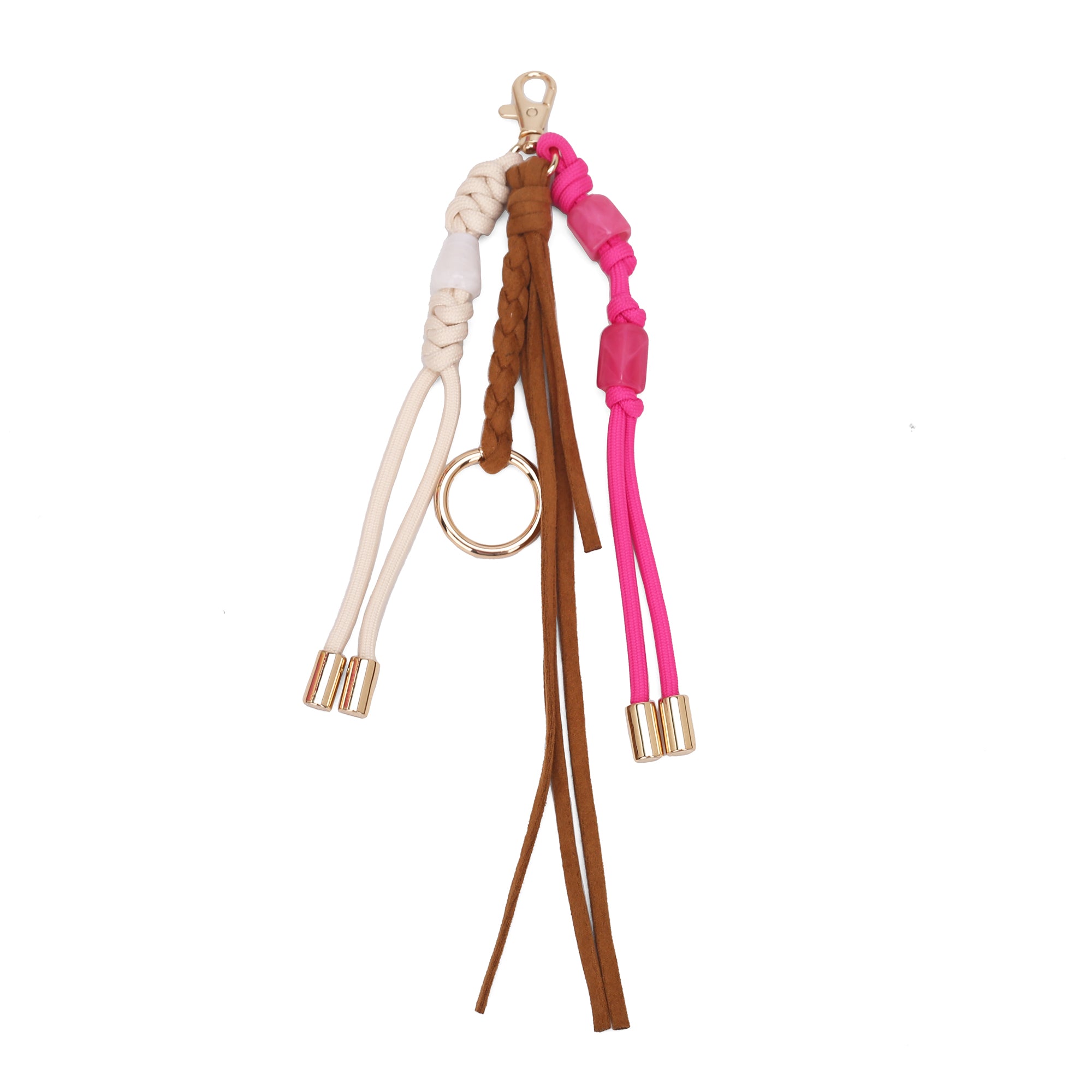 fuchsia Raffaella Shopper With Keychain - Shopping Bags | Le Pandorine