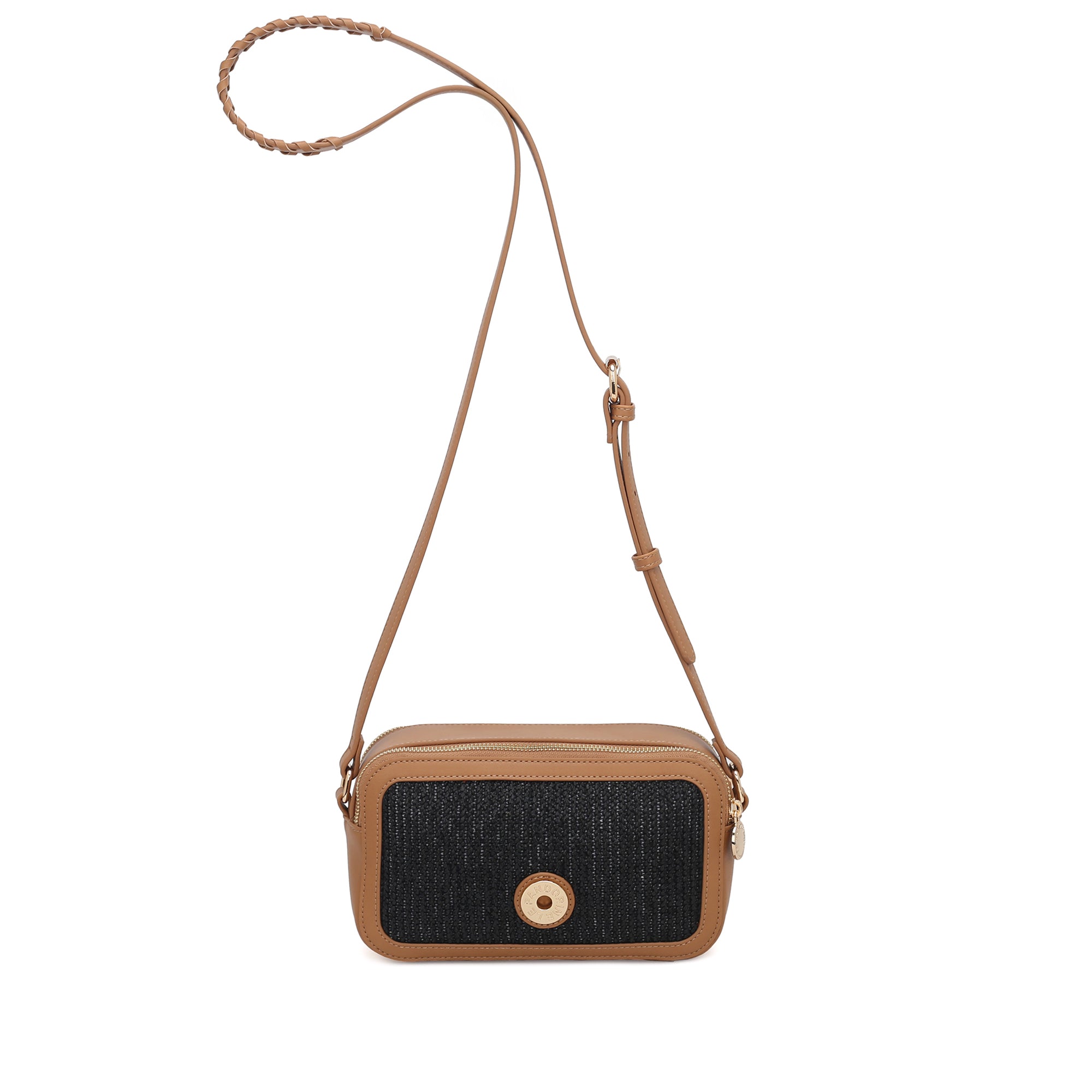 Pochette Raffaella con Portachiavi colore nero - Borse a Tracolla Donna | Le Pandorine