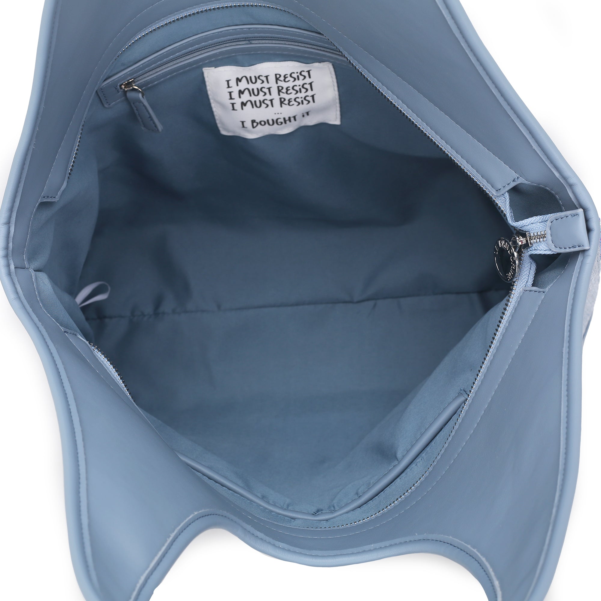 light blue Lina Shopper Whit Strass - Shoulder Bags | Le Pandorine