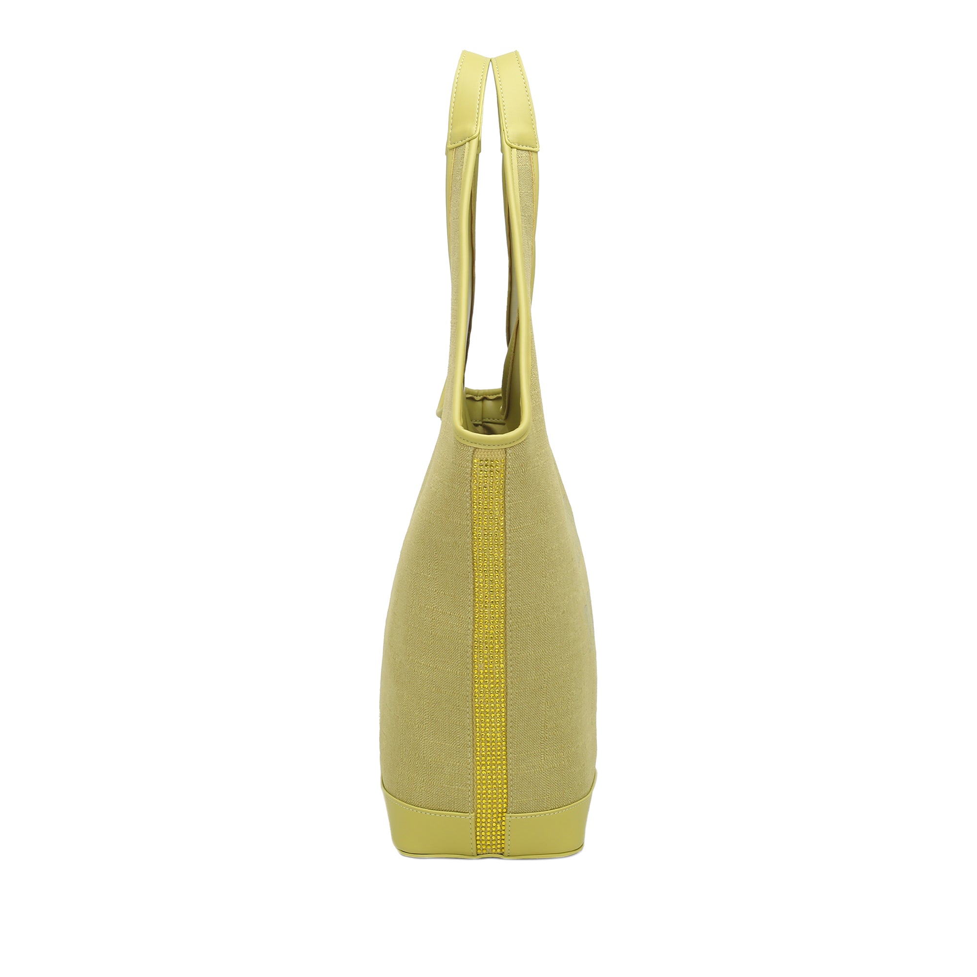 lime Lina Shopper Whit Strass - Shoulder Bags | Le Pandorine